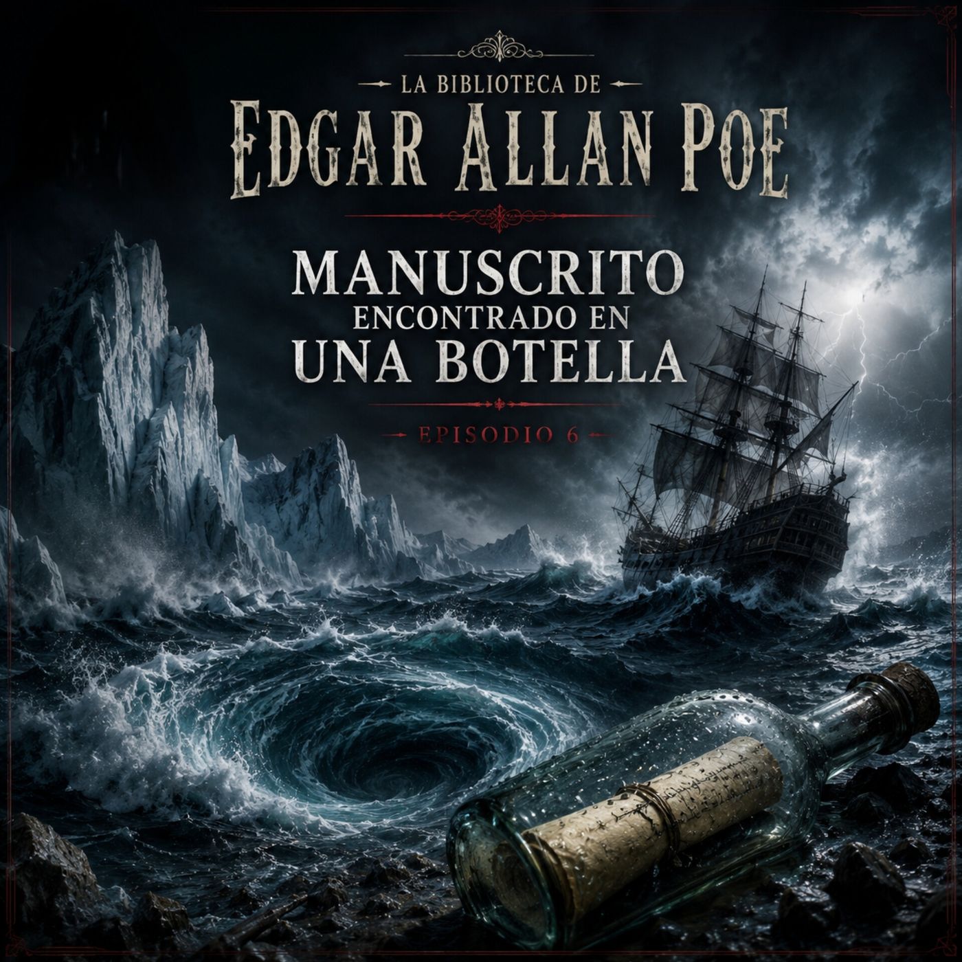06 - Manuscrito encontrado en una botella Audiolibro - Edgar Allan Poe episode artwork