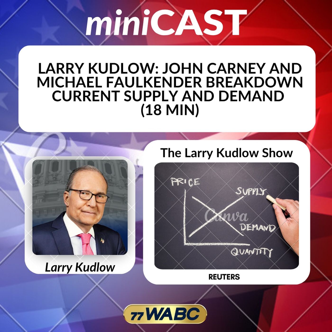Larry Kudlow: John Carney And Michael Faulkender Breakdown Current Supply And Demand (18 min) episode artwork