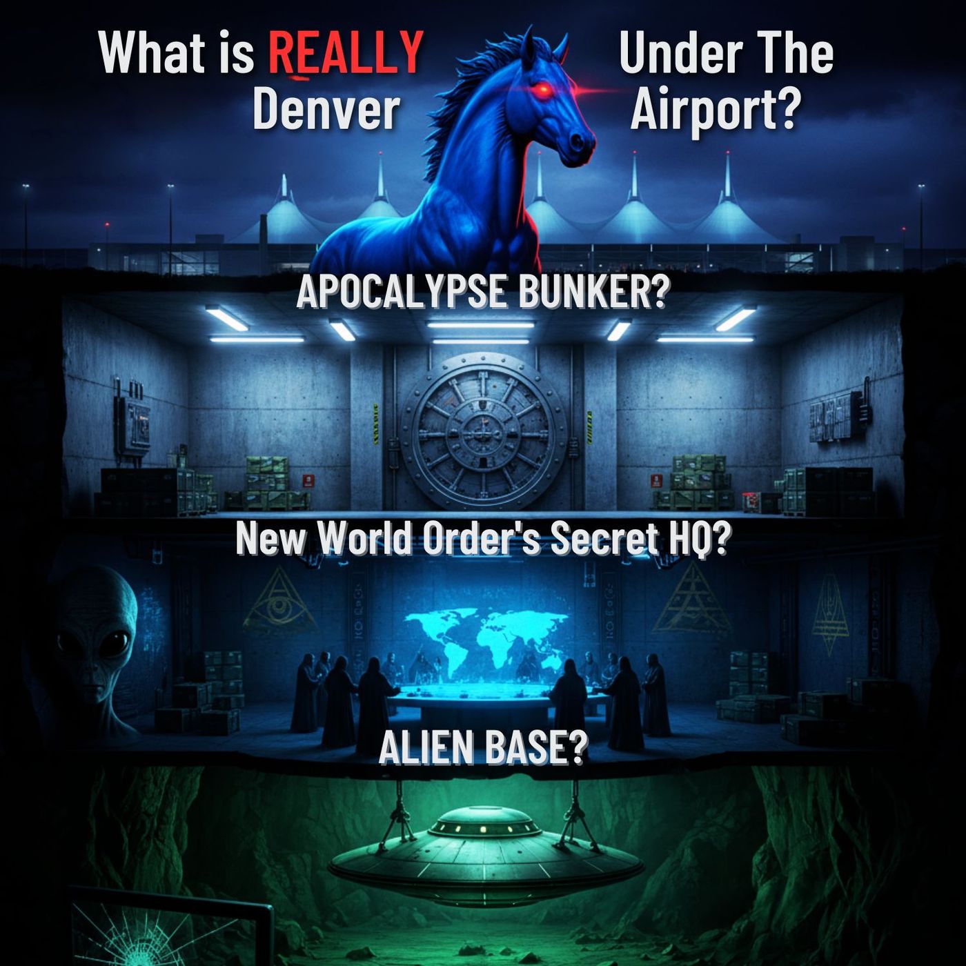 What is REALLY Under The Denver Airport? Apocalypse Bunker, Alien Base, New World Order's Secret HQ?