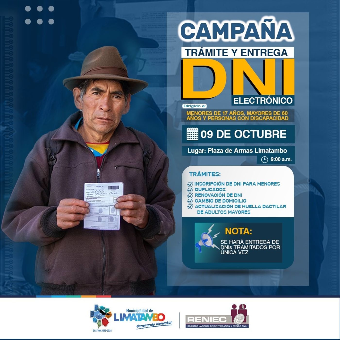 📻🎵 campaña de entrega de DNI en Limatambo 09/10/2024 en vivo episode artwork
