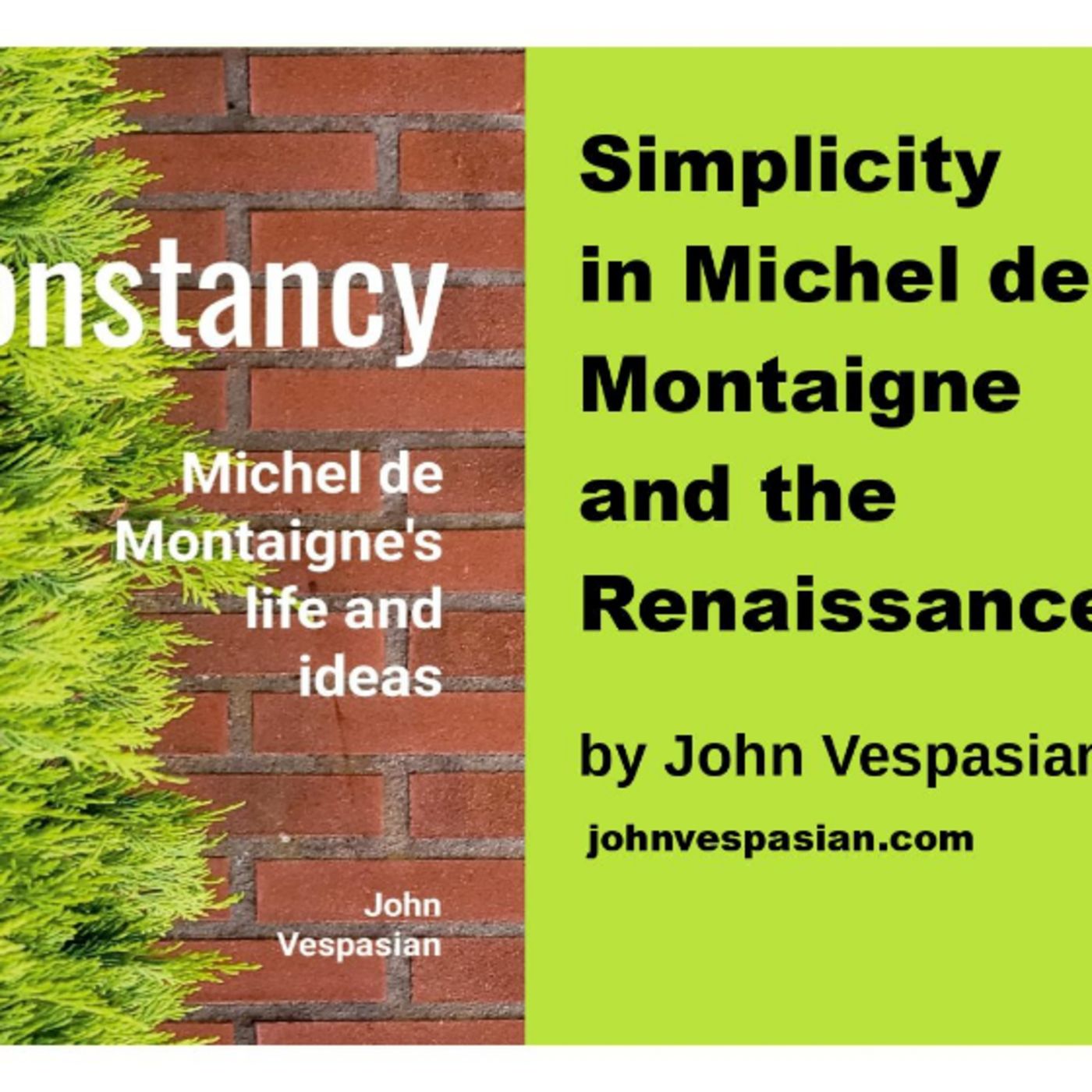 Simplicity in Michel de Montaigne and the Renaissance episode artwork
