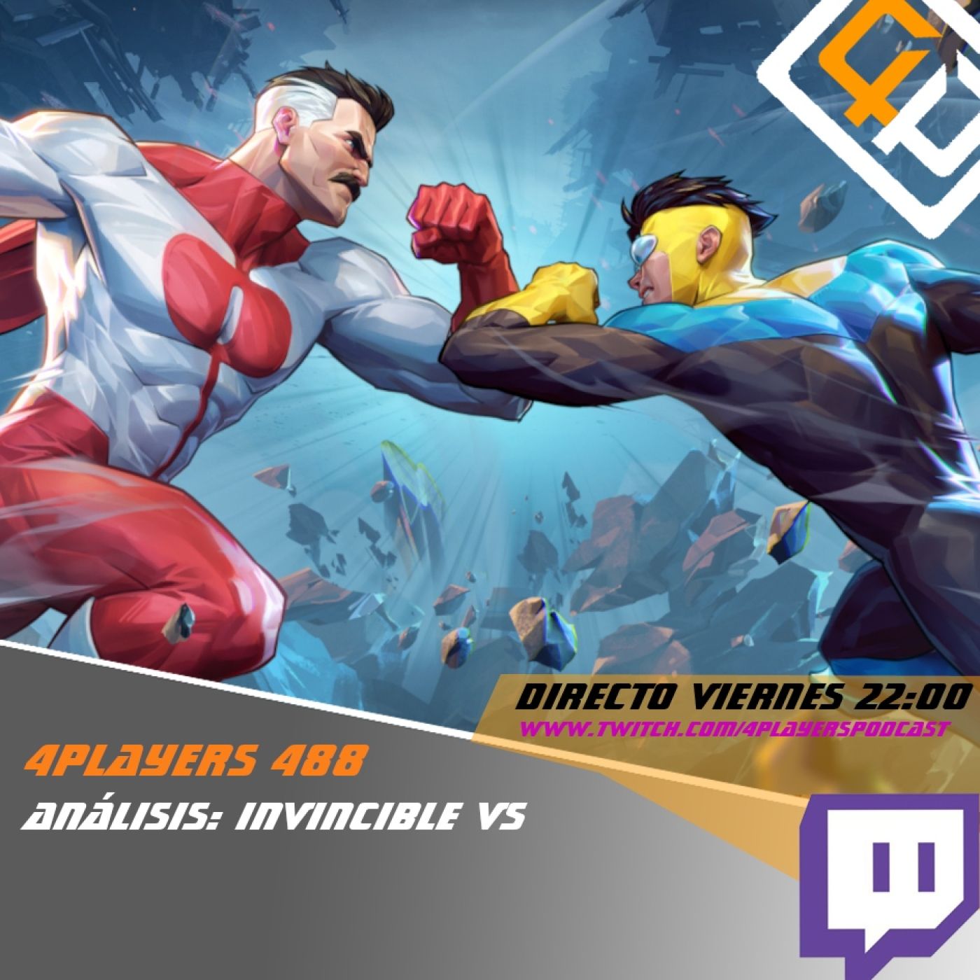 4Players 488 analizamos Invincible VS episode artwork