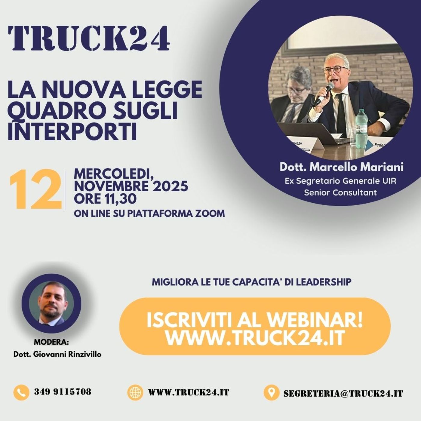 La nuova legge quadro sugli interporti con Marcello Mariani episode artwork