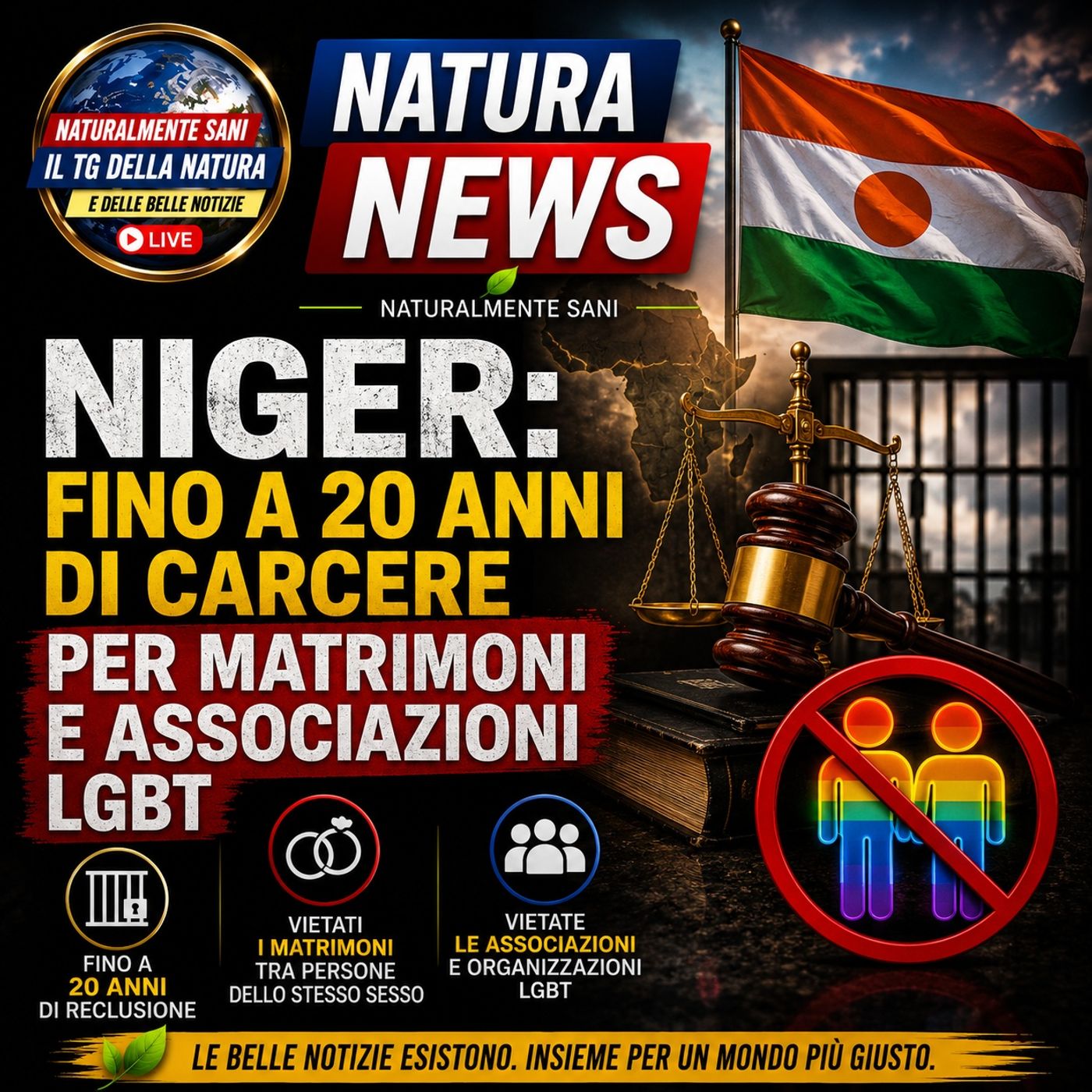 Niger: fino a 20 anni di carcere per matrimoni e associazioni lgbt episode artwork