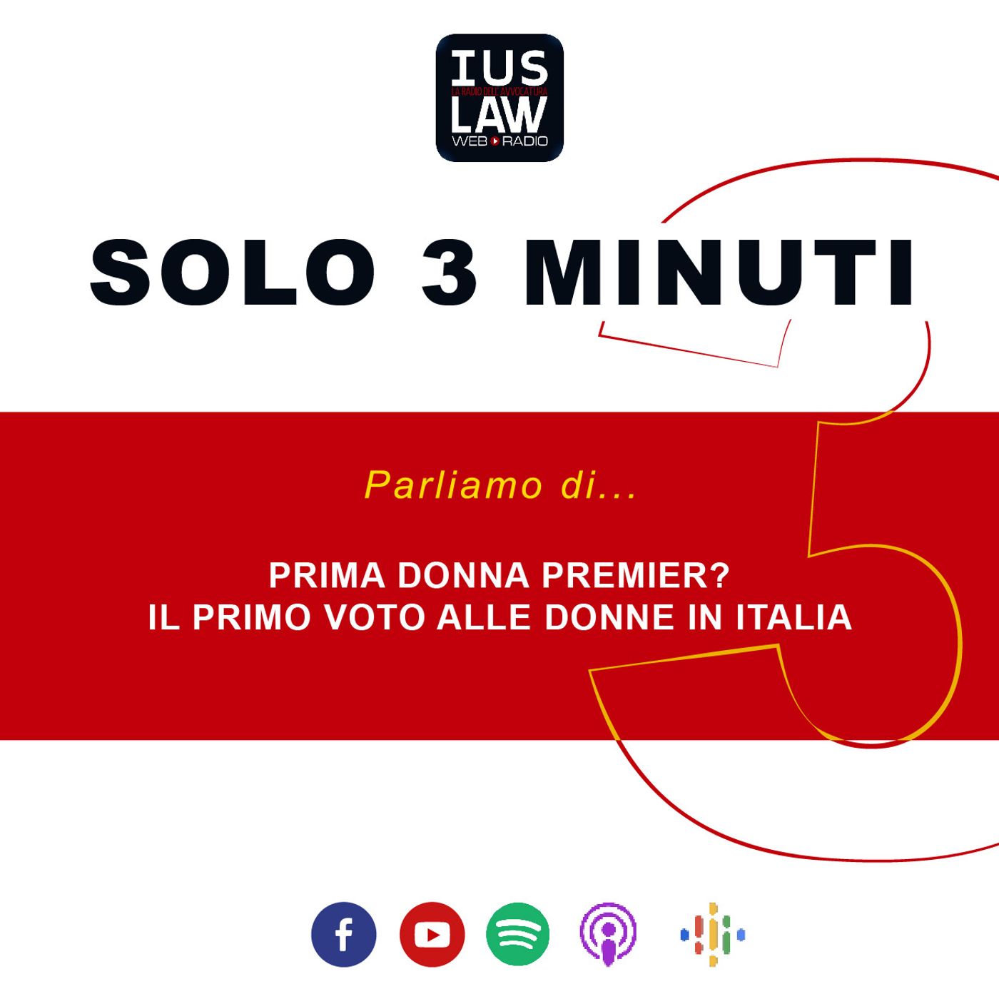 Solo 3 minuti