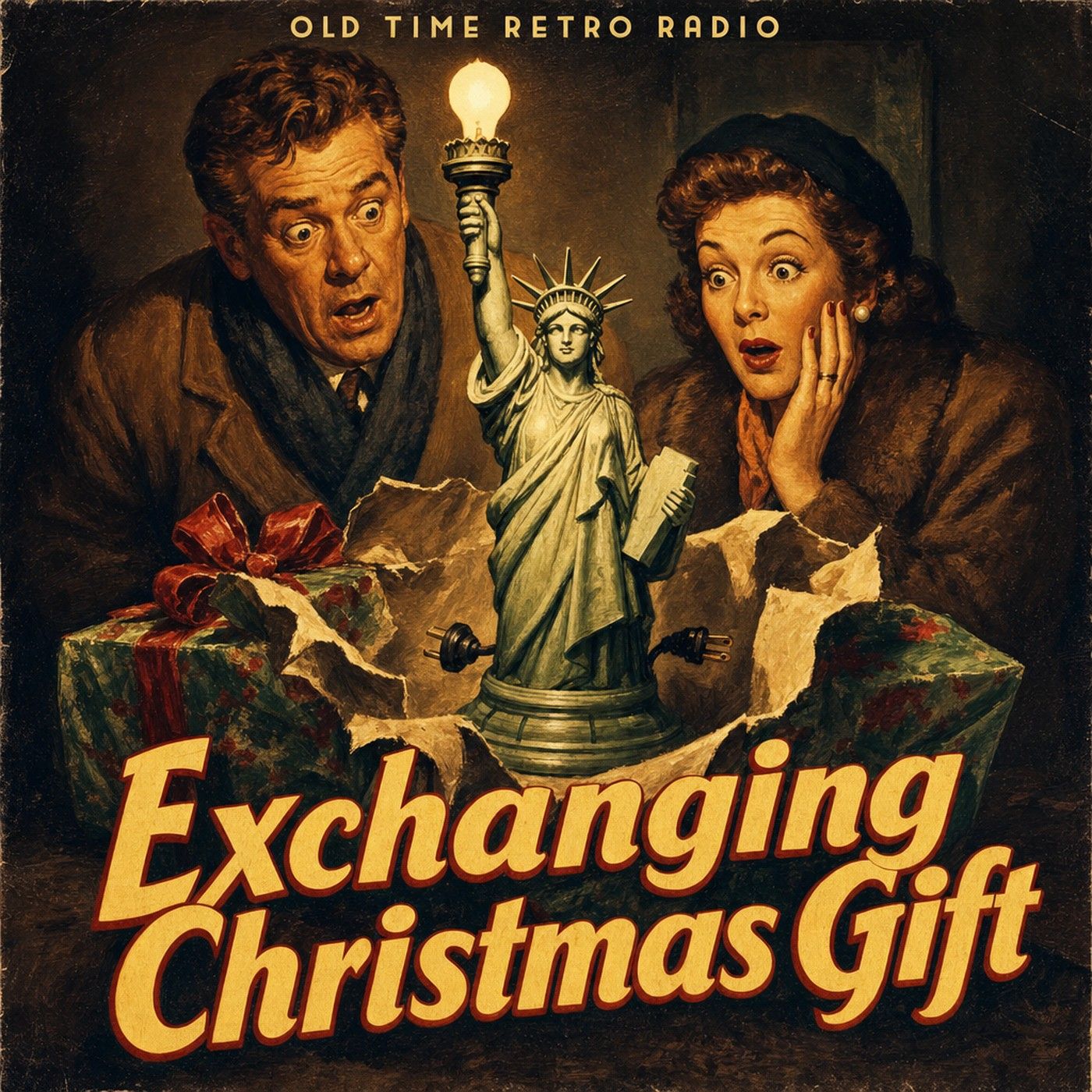 Fibber McGee and Molly - "Exchanging Christmas Gift" (Old Time Radio, 1952)