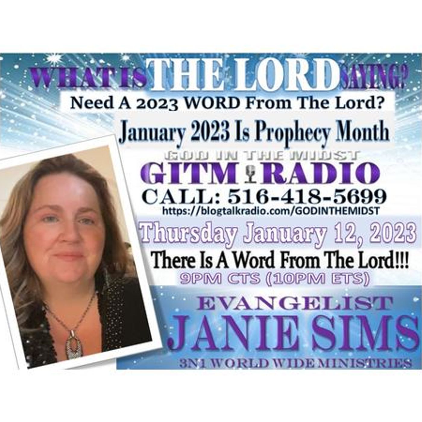 GITM Part2 January2023 Prophecy Month:Evangelist Janie Sims, 3N1 Worldwide episode artwork