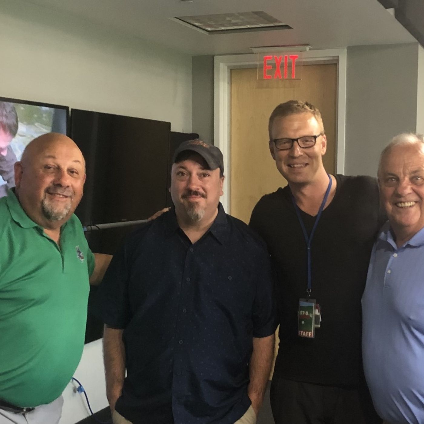 Former Hartford Whalers radio play by play man Chuck Kaiton and Former Whaler Andre LeCroix episode artwork