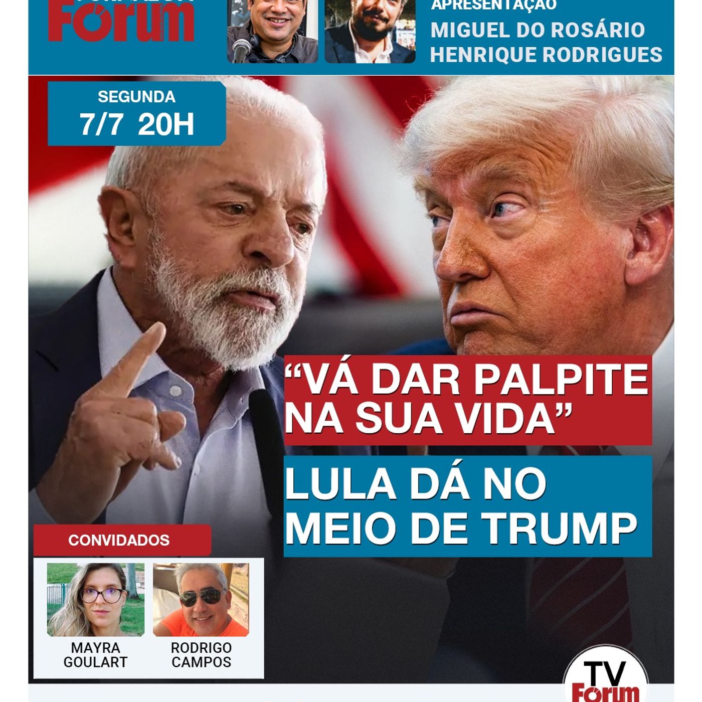 Lula reage firme após Trump se intrometer no caso Bolsonaro | Motta quer mais 5,6 bi em emendas episode artwork