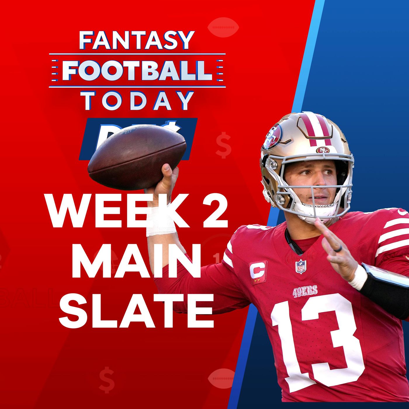 NFL DFS Week 2 Preview: Main Slate Lineups, Picks, Stacks and Ownership (FFT DFS) episode artwork