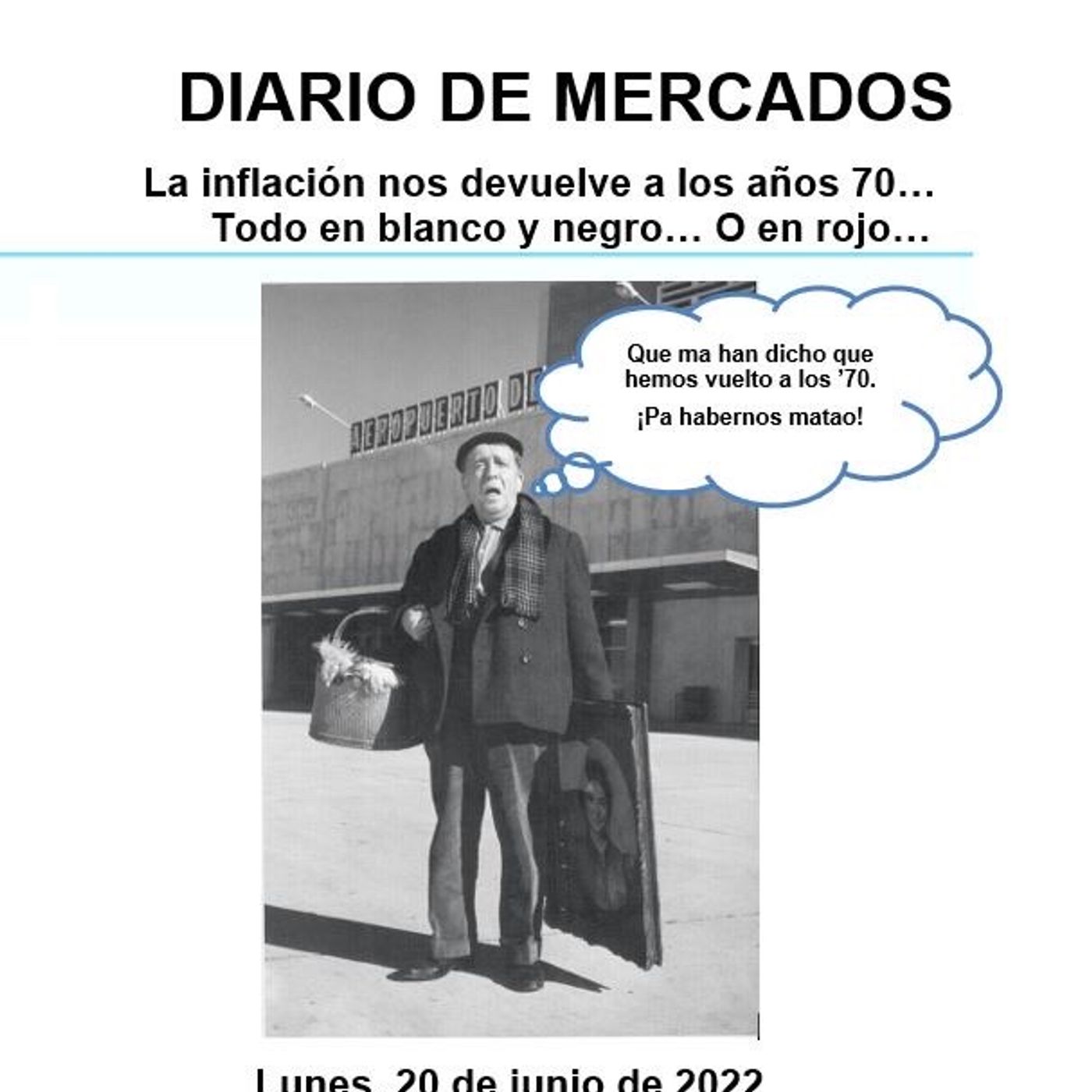PODCAST en abierto DIARIO DE MERCADOS Lunes 20 Junio episode artwork
