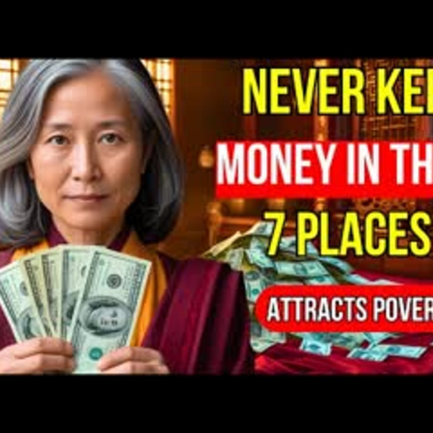 7 Places in Your Home That Attract POVERTY and RUIN if You Keep Money in Them   Buddhist Teachings