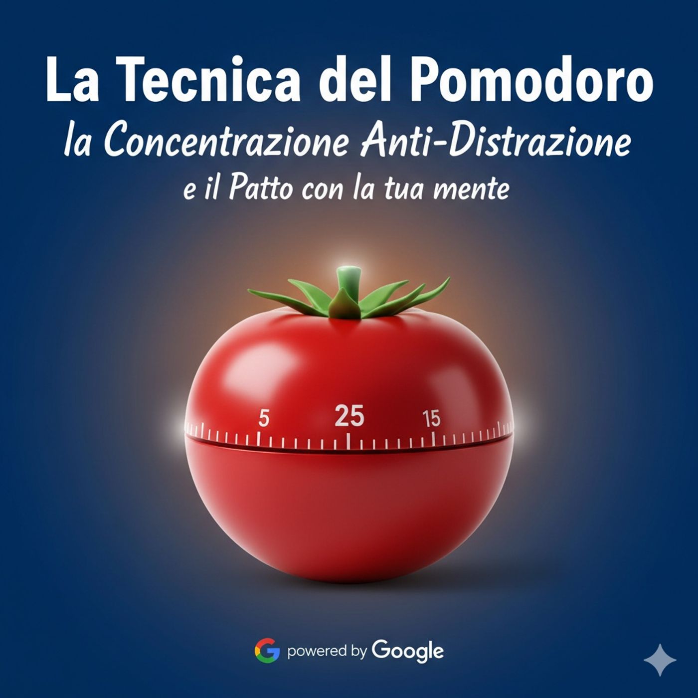 La Tecnica del Pomodoro - la Concentrazione Anti-Distrazione e il Patto con la tua mente | powered by Google episode artwork