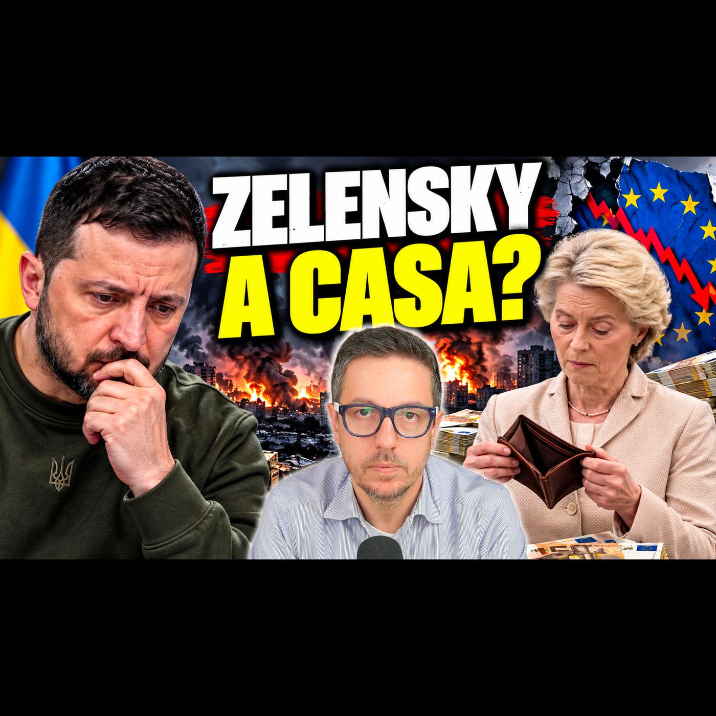 ZELENSKY, SECONDO MANDATO? LA MAGGIORANZA DICE NO | KIEV CONTINUA A BRUCIARE MILIARDI episode artwork