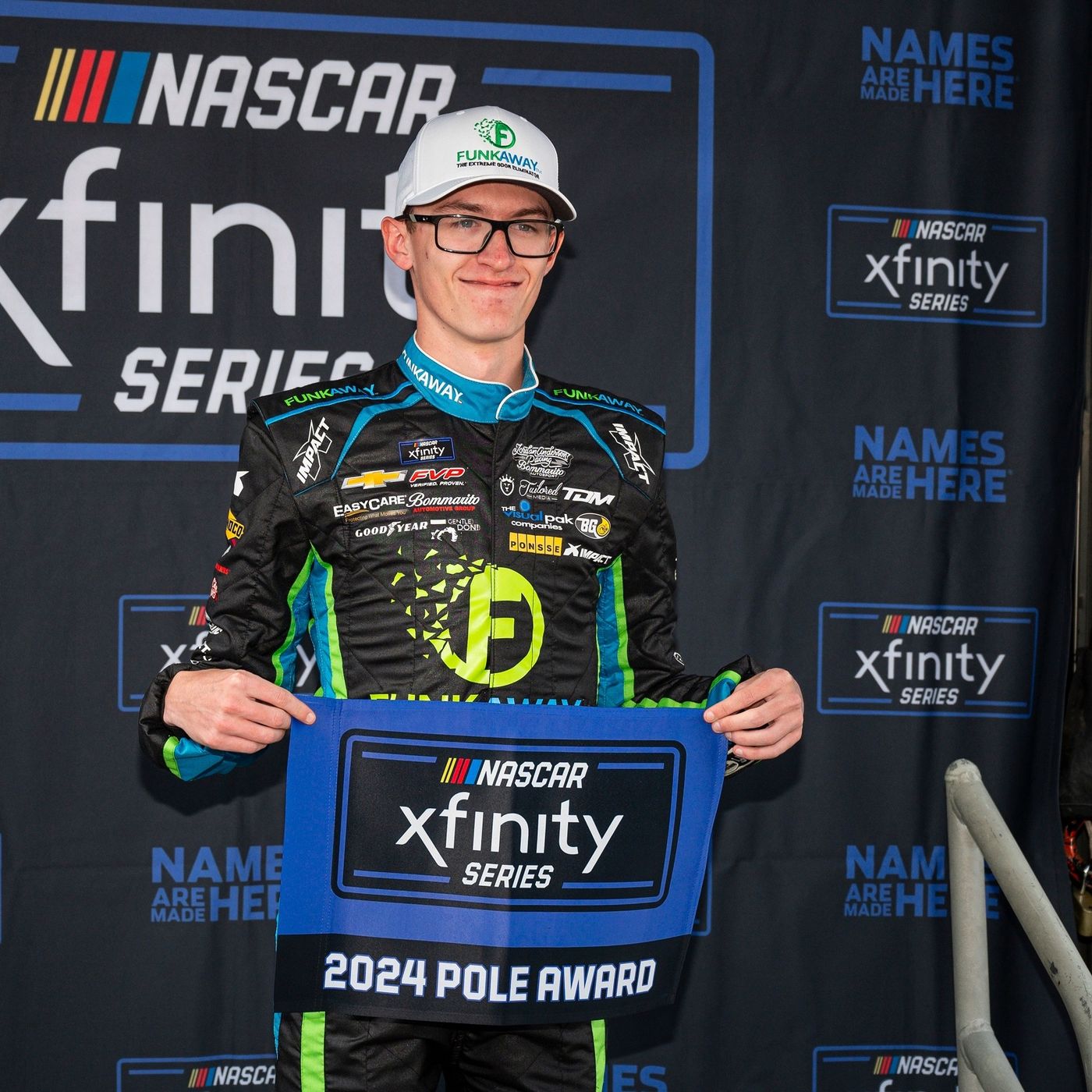 NASCAR driver Parker Retzlaff shares his story, #FunkAway sponsorship on Conversations LIVE ~ @parker79p @funkaway @ztprtweets episode artwork