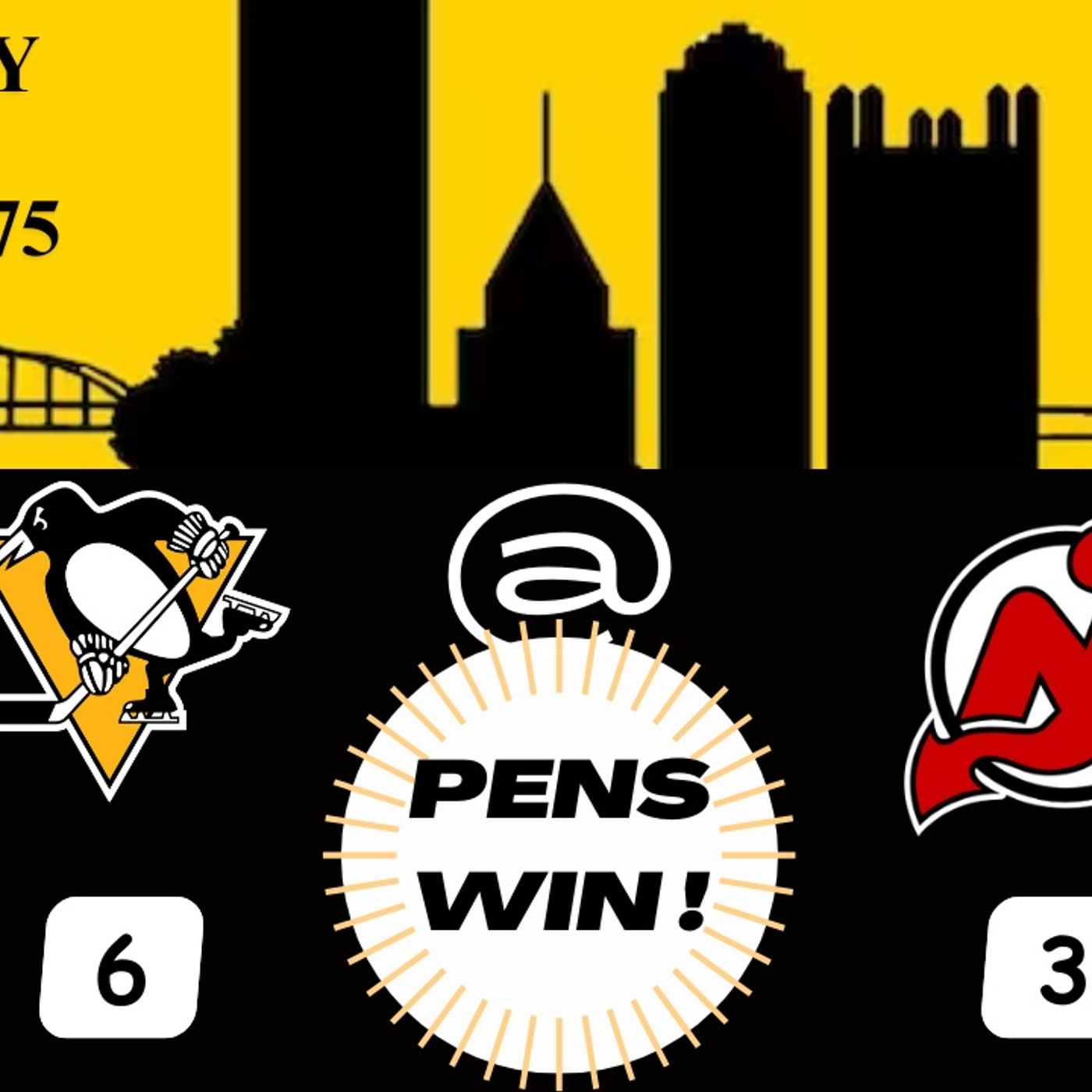 Hickey Jesus - Game 75 PENS @ NJD