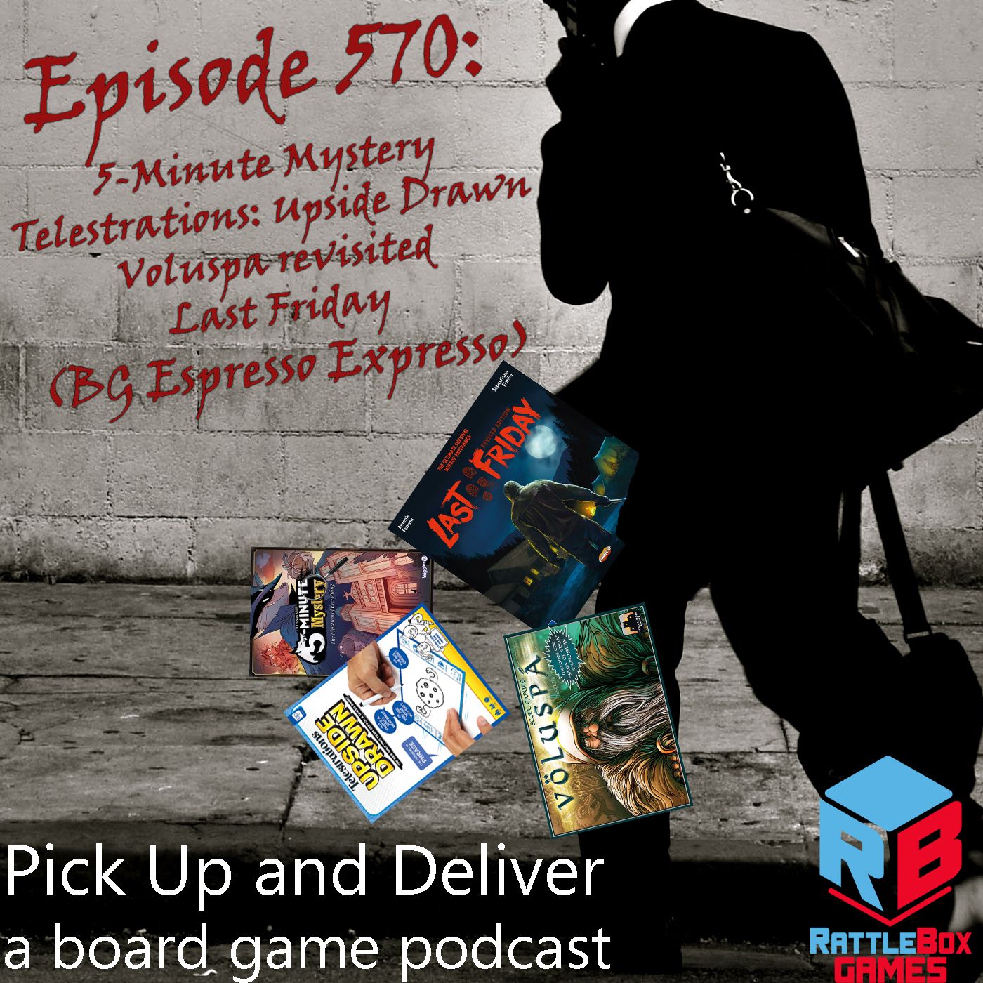 5-Minute Mystery, Telestrations: Upside Drawn, voluspa revisited, Last Friday