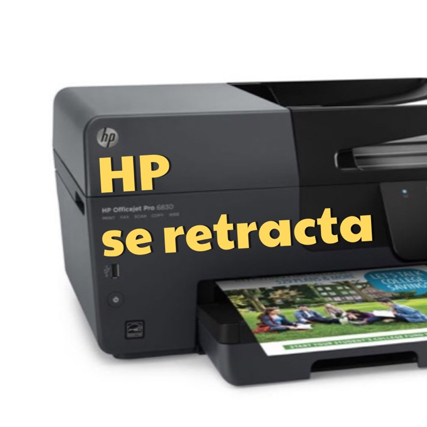 HP se retracta