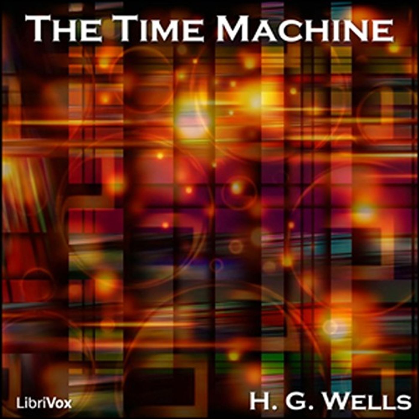 The Time Machine by H. G. Wells. cover art