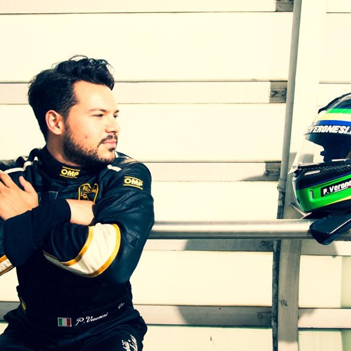 Pierluigi Veronesi: un sorriso sotto il casco.