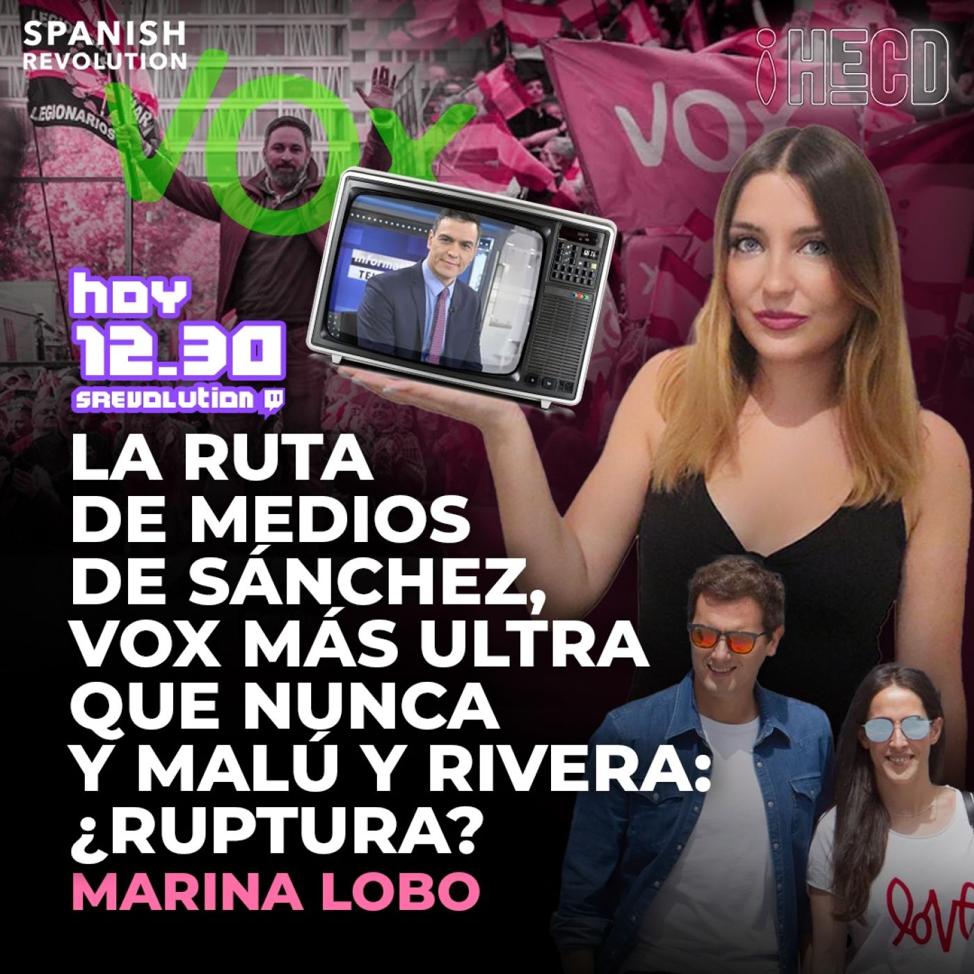 HECD! 280 - Pretty, feminismo y campaña + Vox, más ultra que nunca + Adiós de Irene, Malú y Albert