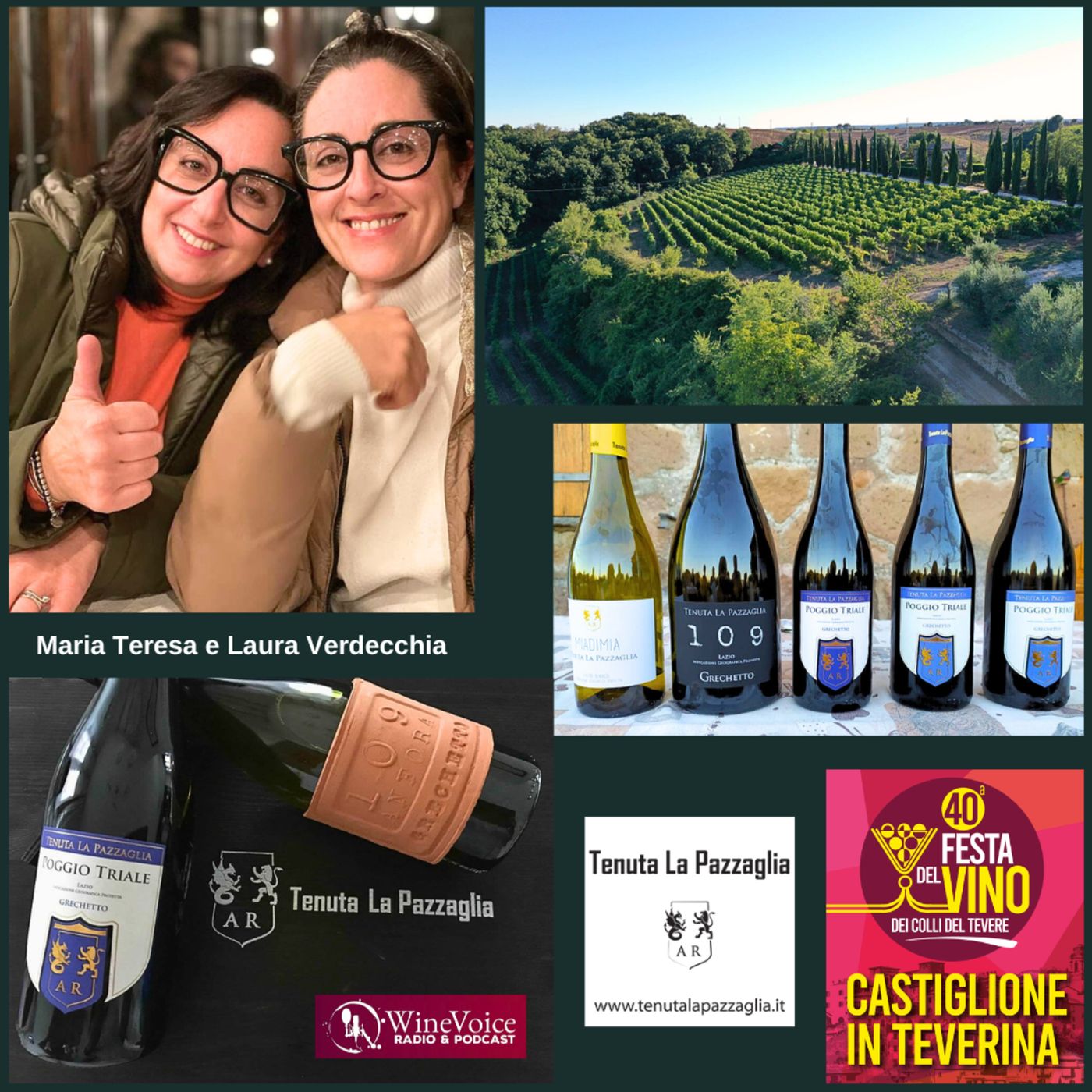 Le Terre del Vino: 40° Festa del Vino Colli del Tevere - Tenuta LA PAZZAGLIA (Lazio) episode artwork