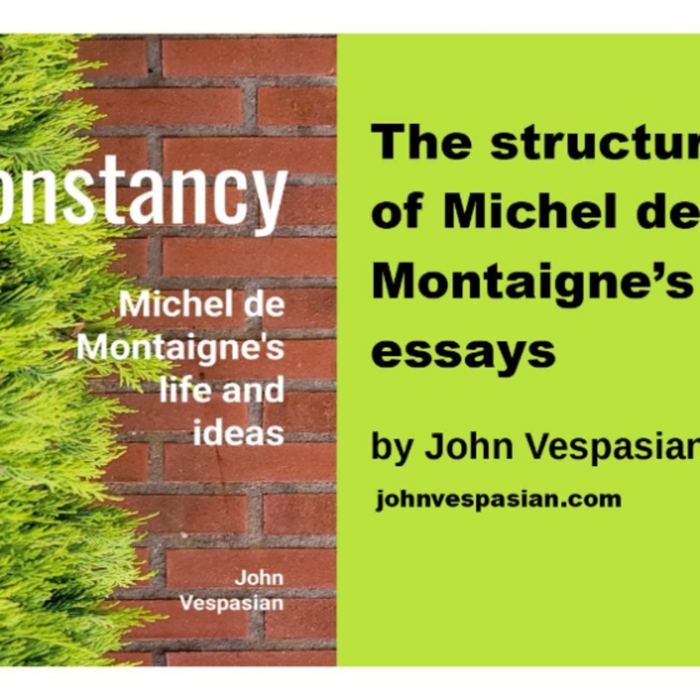The structure of Michel de Montaigne’s essays episode artwork