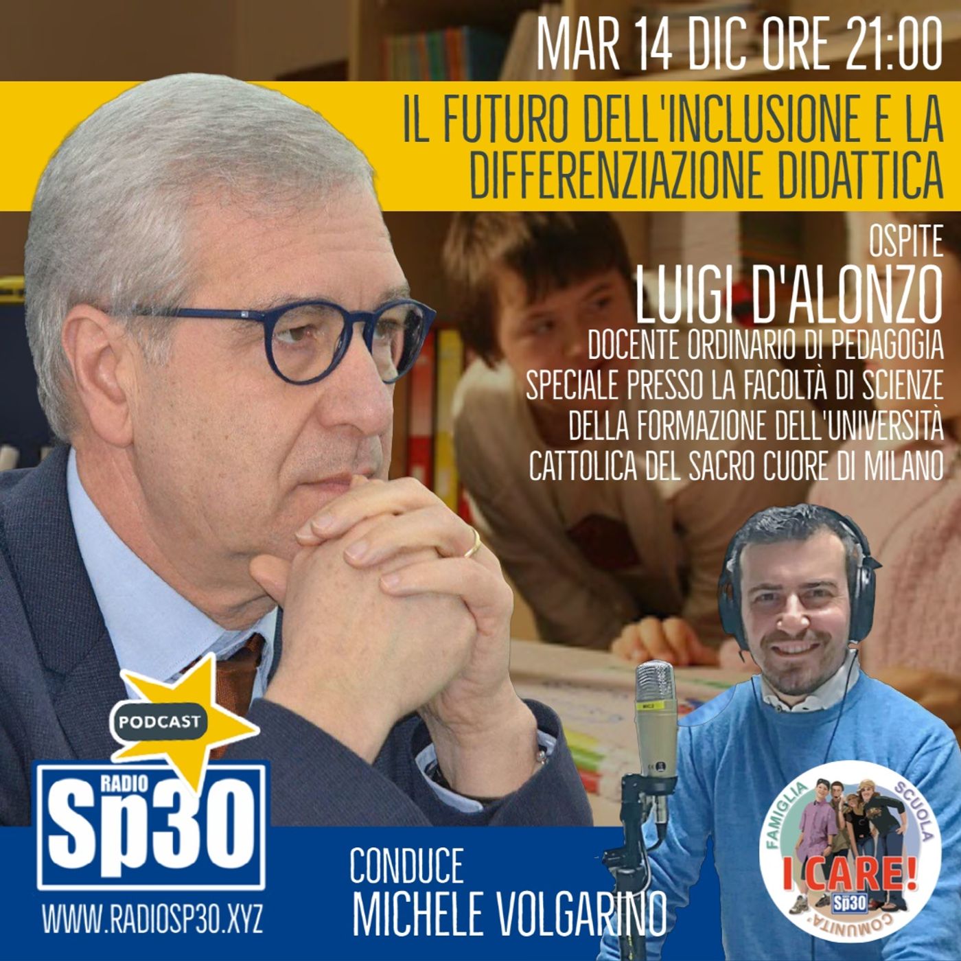 #ICARE - Il futuro dell'inclusione e la differenziazione didattica - Ospite Luigi d'Alonzo episode artwork