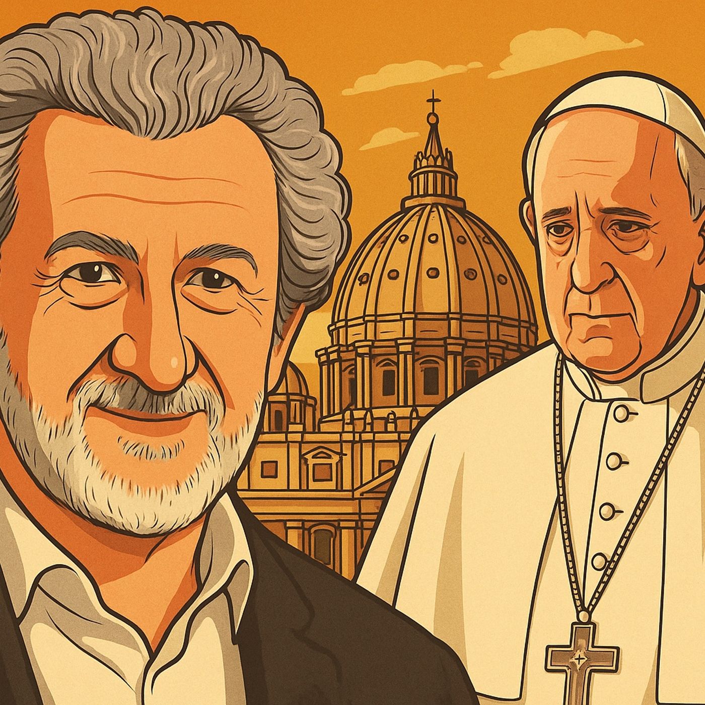 Piergiorgio Odifreddi per la morte di Papa Francesco ospite da Nuzzi a Mediaset | Commento Radio Puggini 24.04.2025 episode artwork