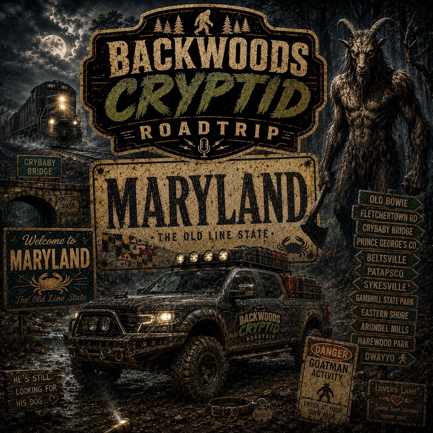 Maryland: Bigfoot & The Goatman episode artwork