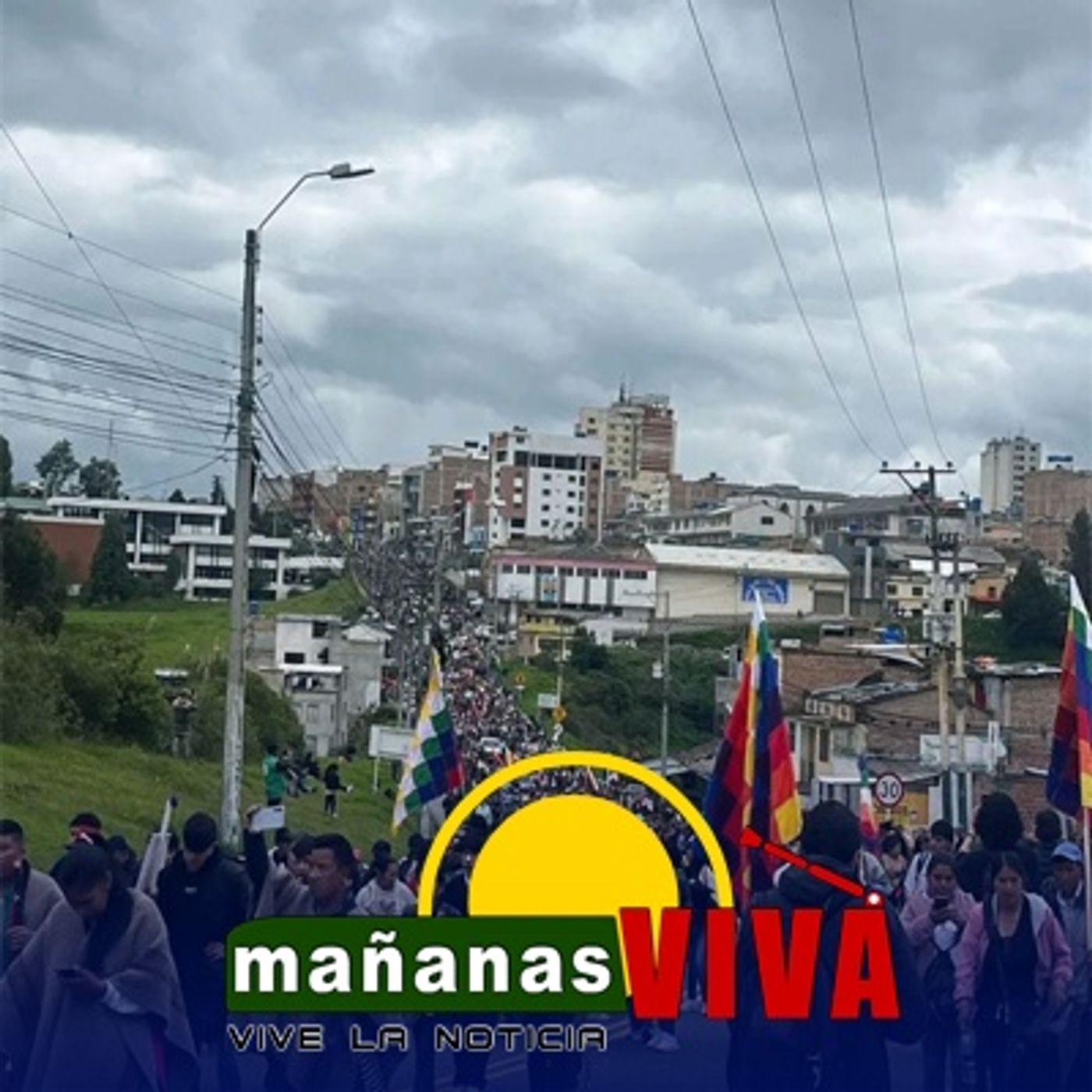 Movilización en Ipiales en apoyo a las reformas del Gobierno del presidente Gustavo Petro