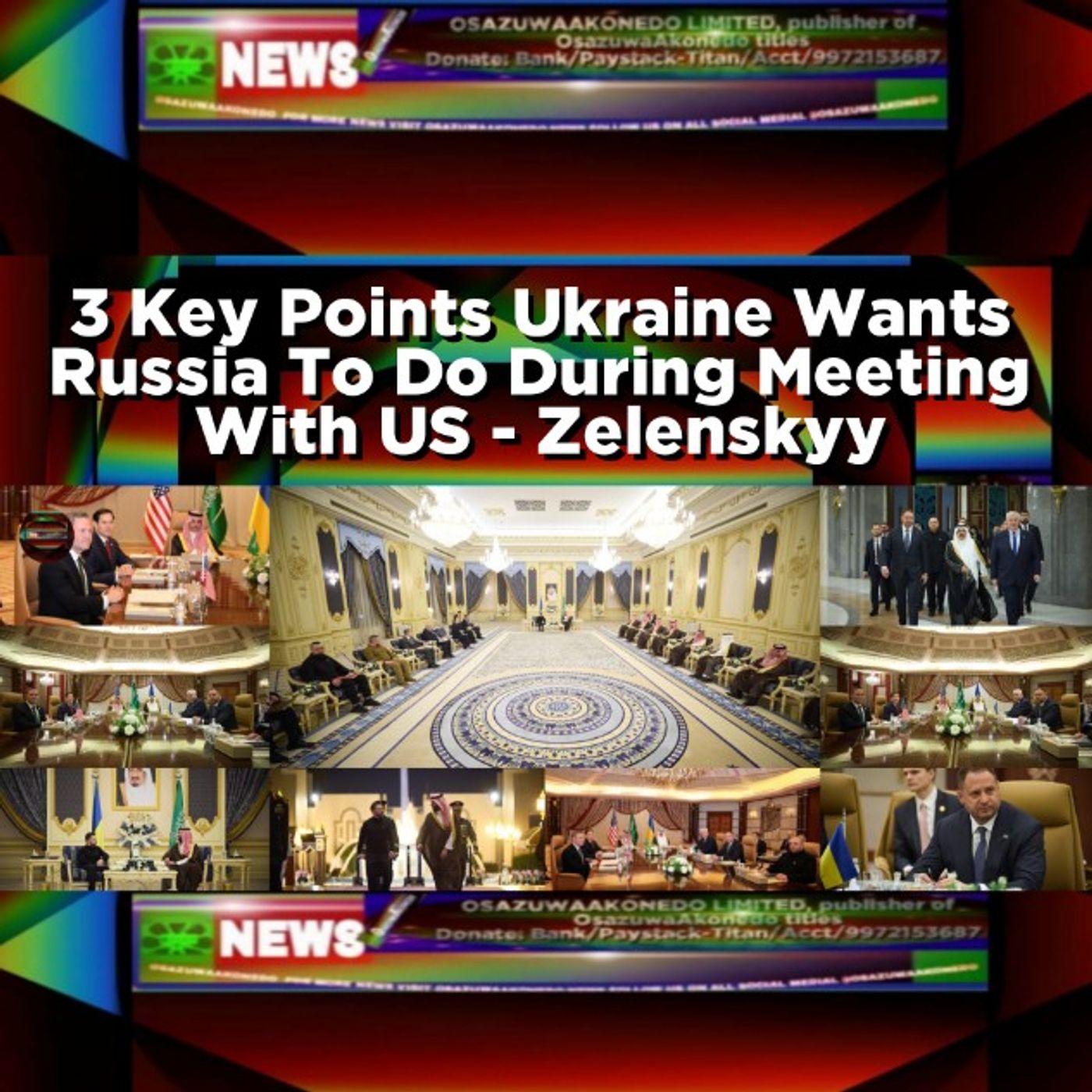 3 Key Points Ukraine Wants Russia To Do During Meeting With US - Zelenskyy episode artwork