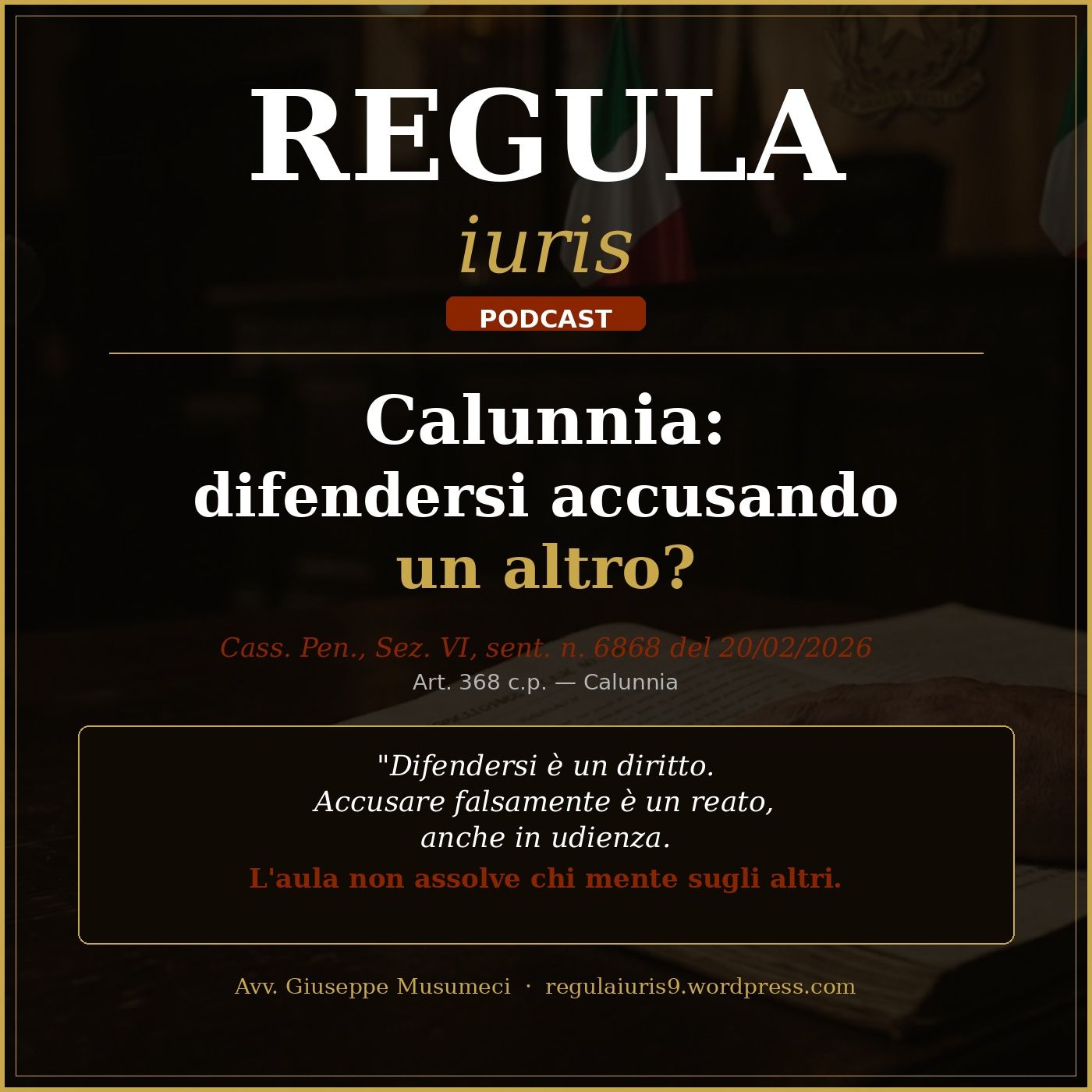 Calunnia: difendersi accusando un altro episode artwork