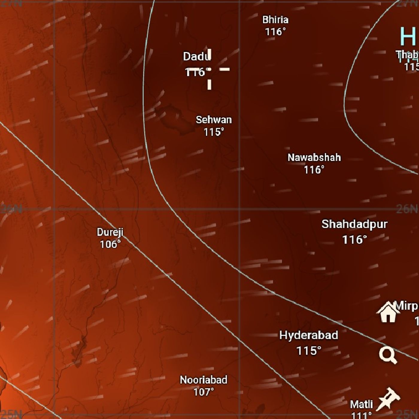 Extreme Heat over India, Pakistan and Texas 4-27-26