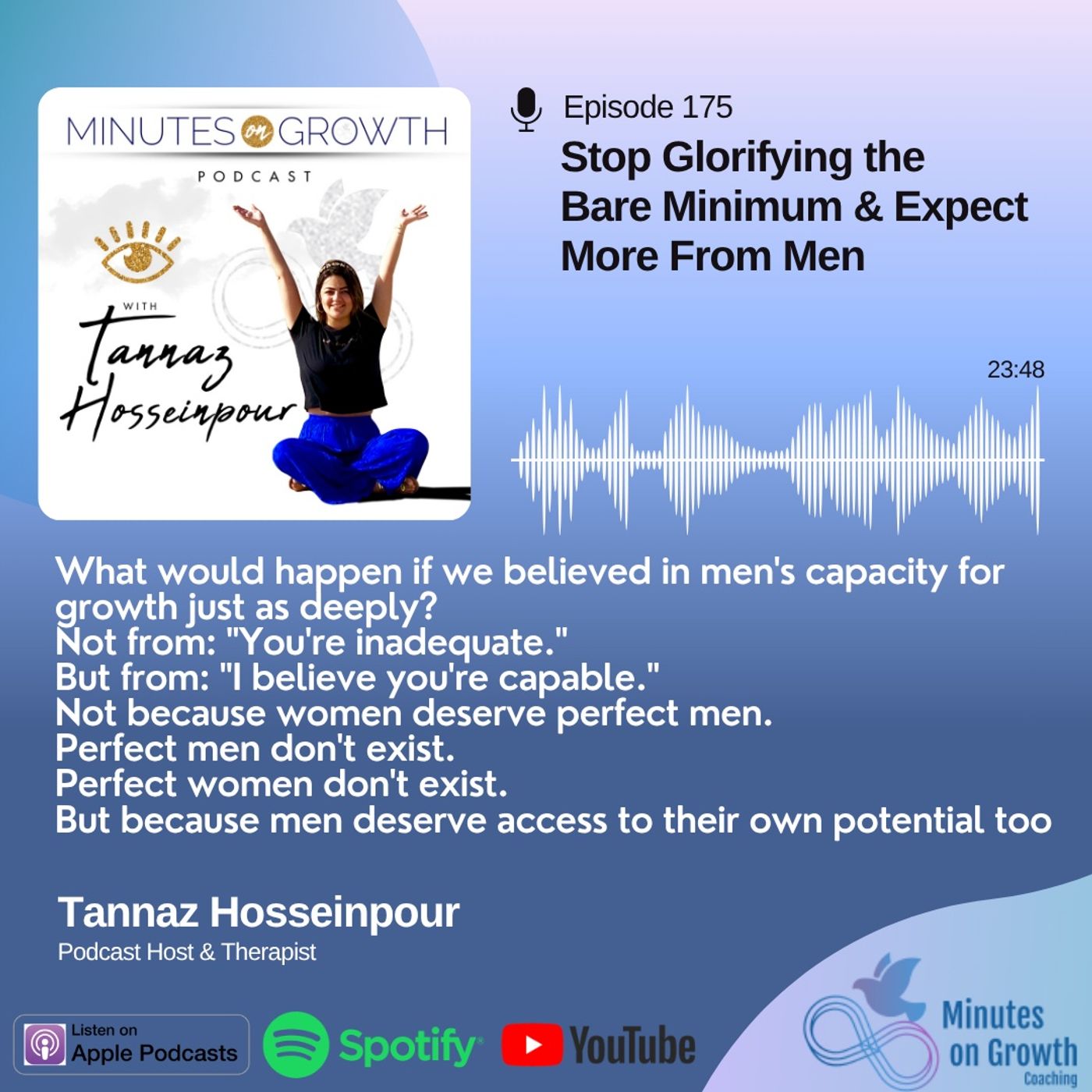175: Stop Glorifying the Bare Minimum & Expect More From Men episode artwork