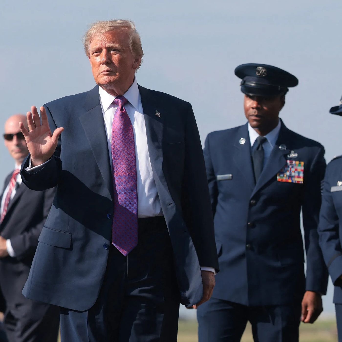 Trump holds Texas fundraiser for Ken Paxton, plans to make midterms about his record episode artwork