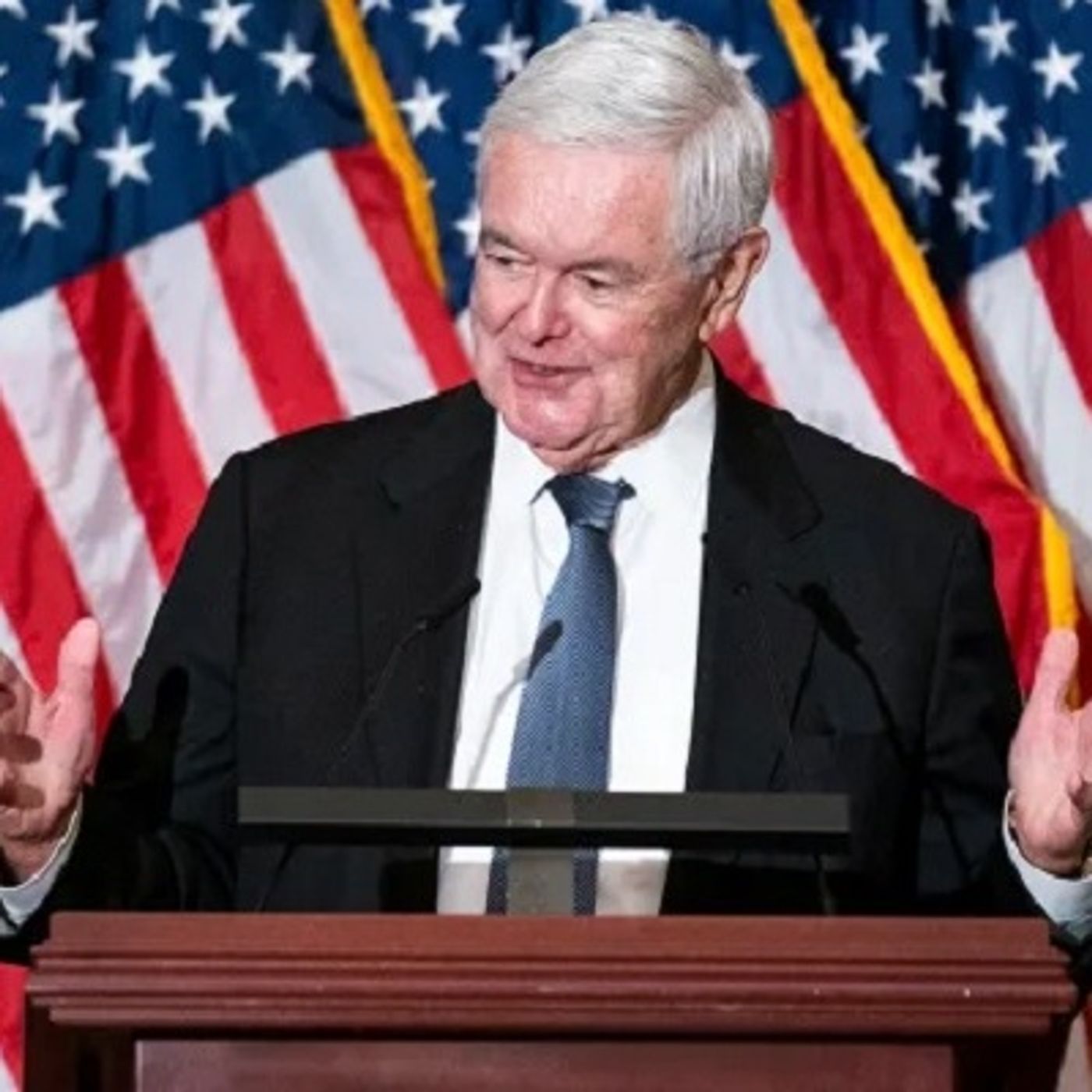 Newt Gingrich discusses #JourneytoAmerica and #legalimmigration on Conversations LIVE ~ @newtgingrich @pbs #newtgingrich episode artwork