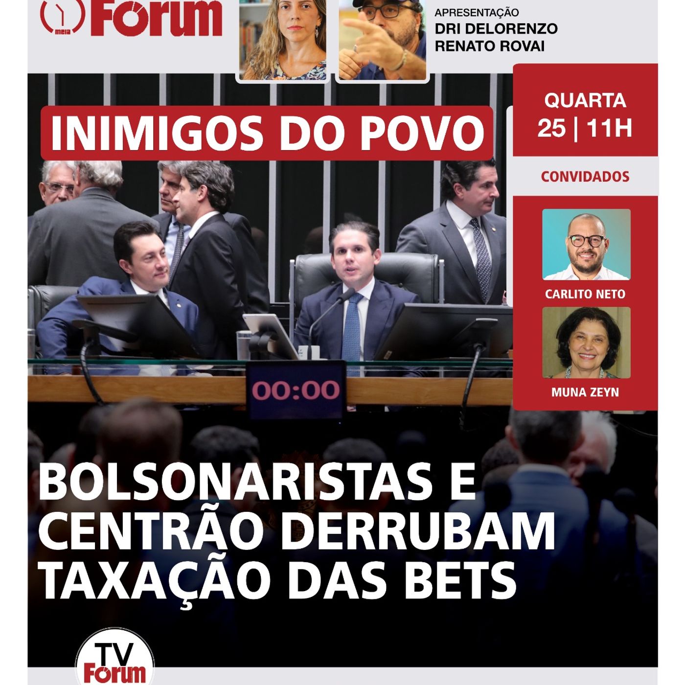 Centrão e bolsonaristas derrubam taxa das bets | Carluxo investigado por rachadinha | Pesquisa Atlas