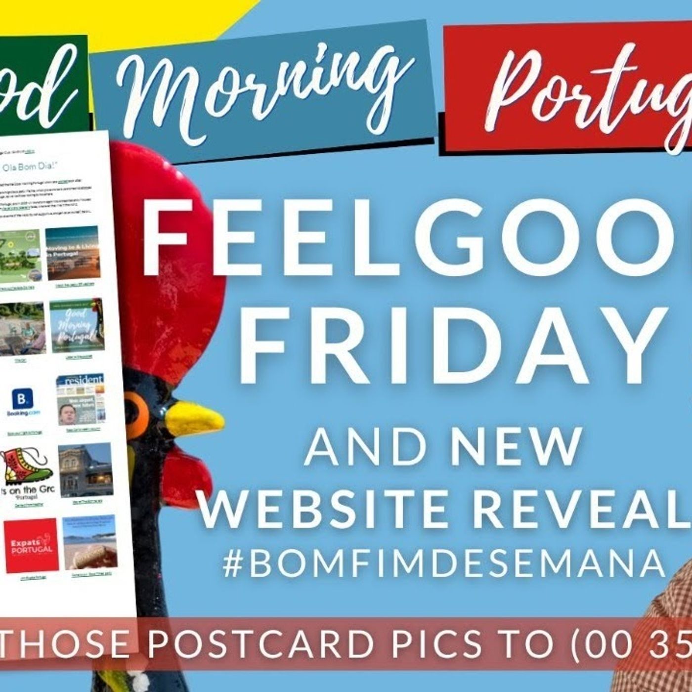 Feel Good Friday FUN & NEW Website REVEAL on Good Morning Portugal!