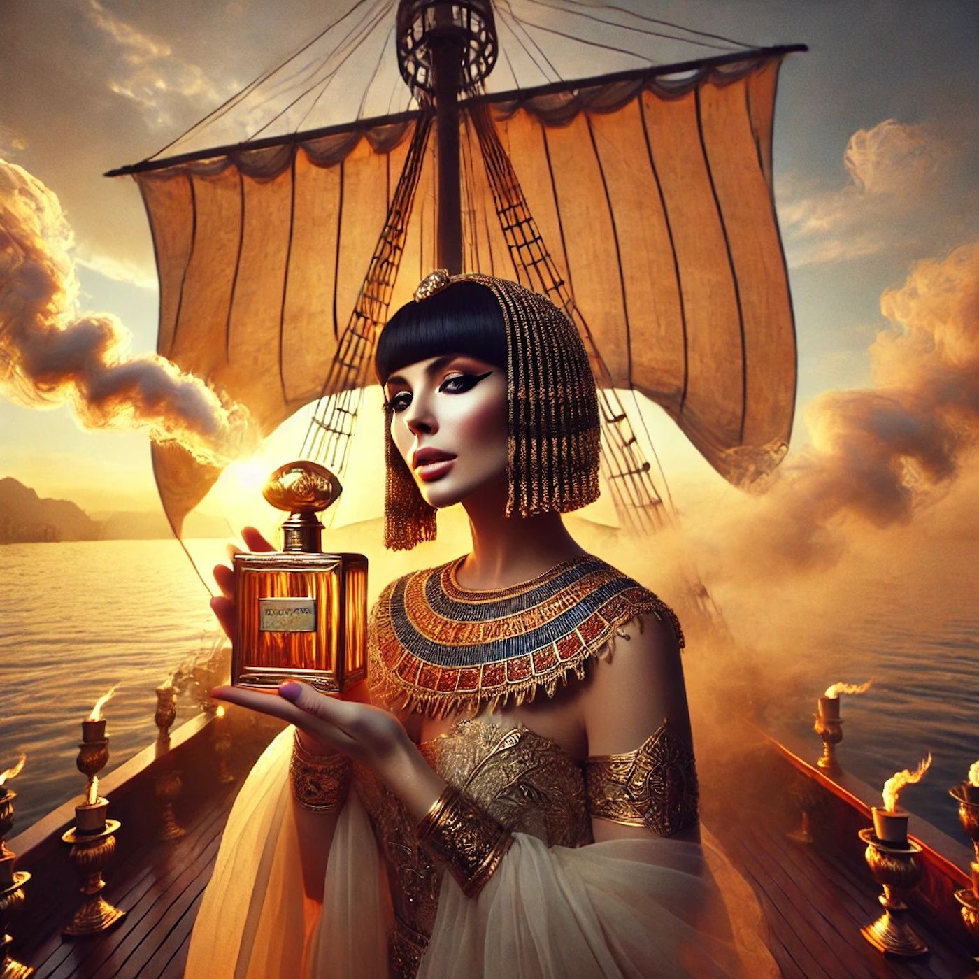 ¿Sabías que Cleopatra no solo conquistaba con su belleza, sino también con su perfume?