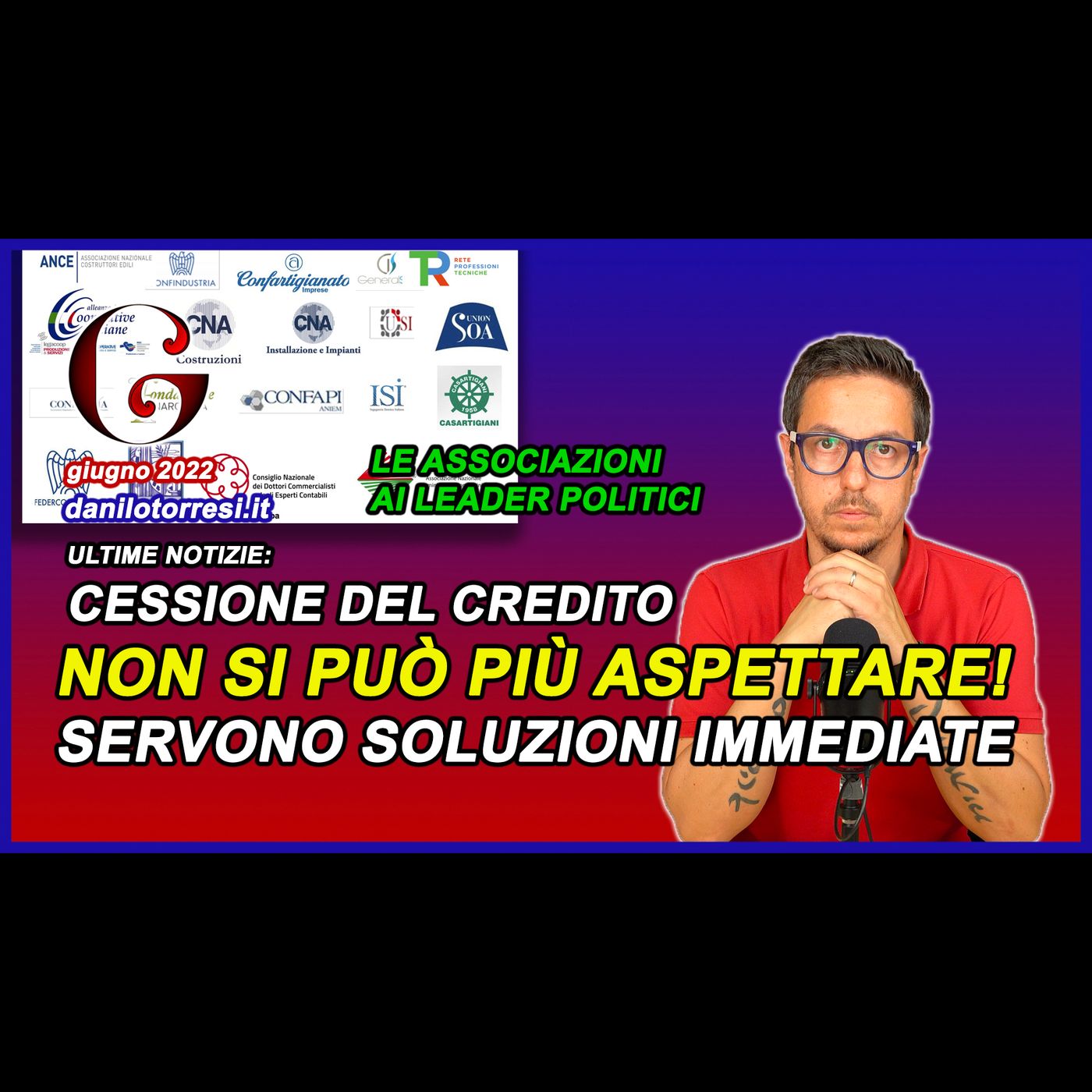 CESSIONE DEL CREDITO ultime notizie - le associazioni chiedono lo sblocco urgente episode artwork