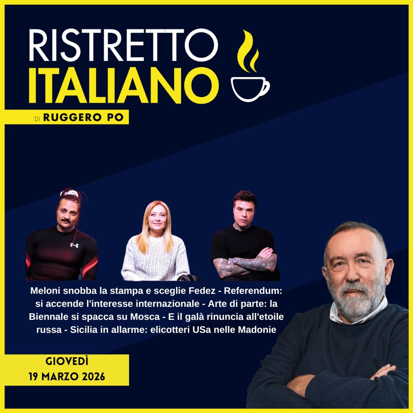 Ristretto Italiano - 19 marzo 2026 episode artwork
