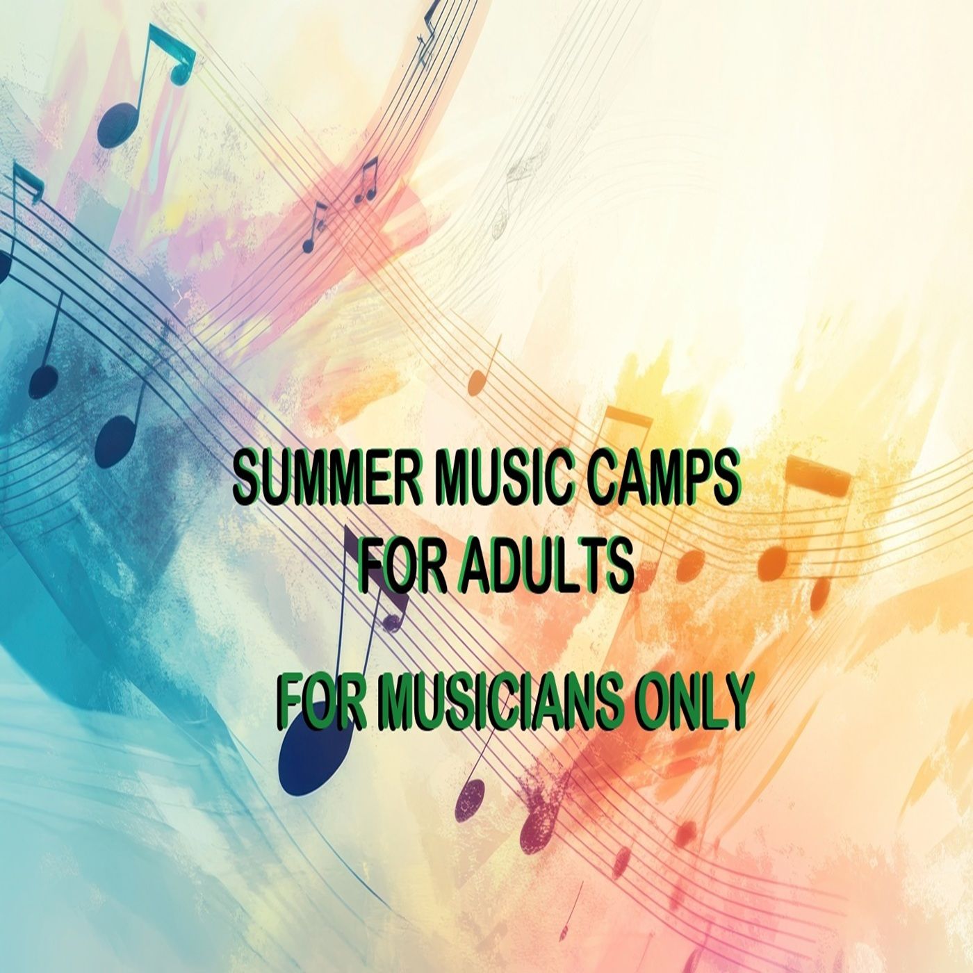 Summer Music Camps Musicians For Adult Musicians.  On Staccato episode artwork