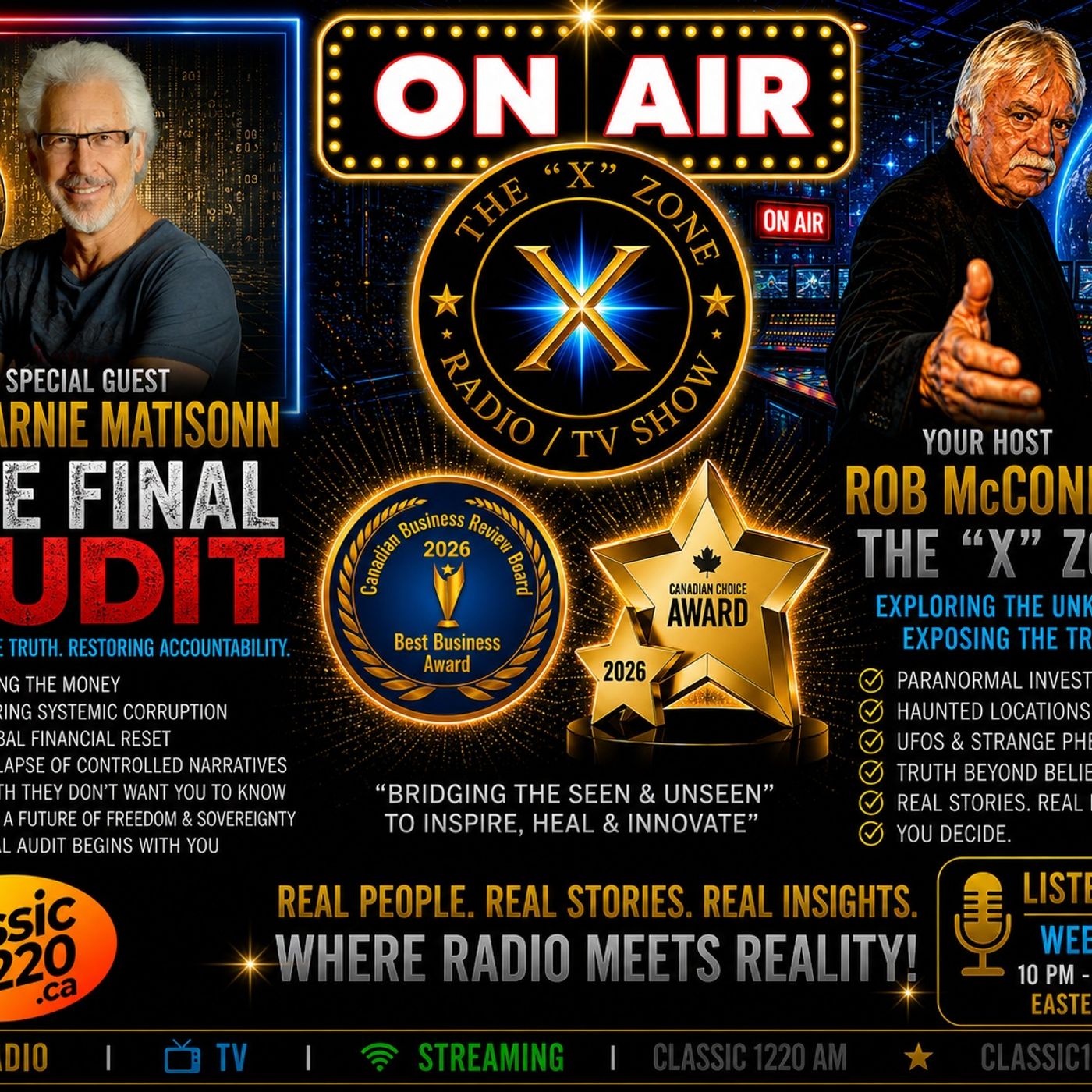 Rob McConnell Interviews - DR. CARNIE MATISONN - The Final Audit episode artwork