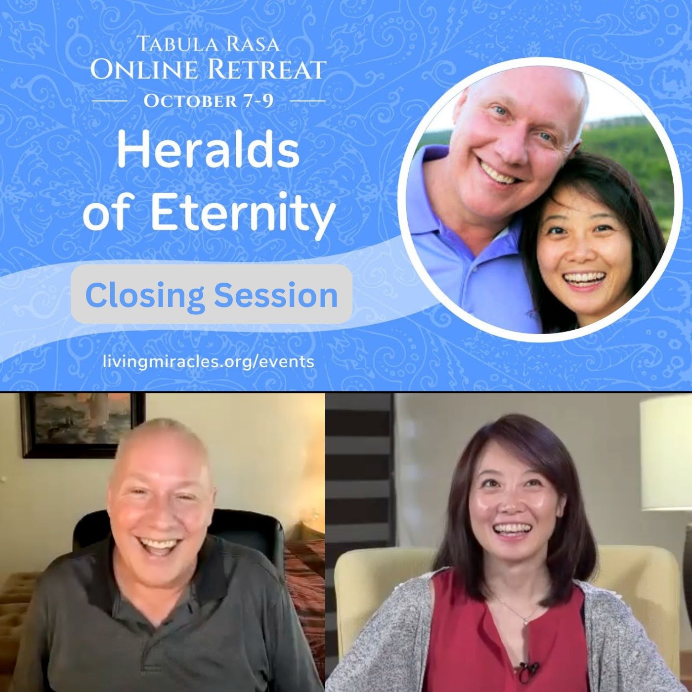 Closing Session - Heralds of Eternity - Tabula Rasa Online Retreat with David Hoffmeister and Frances Xu episode artwork