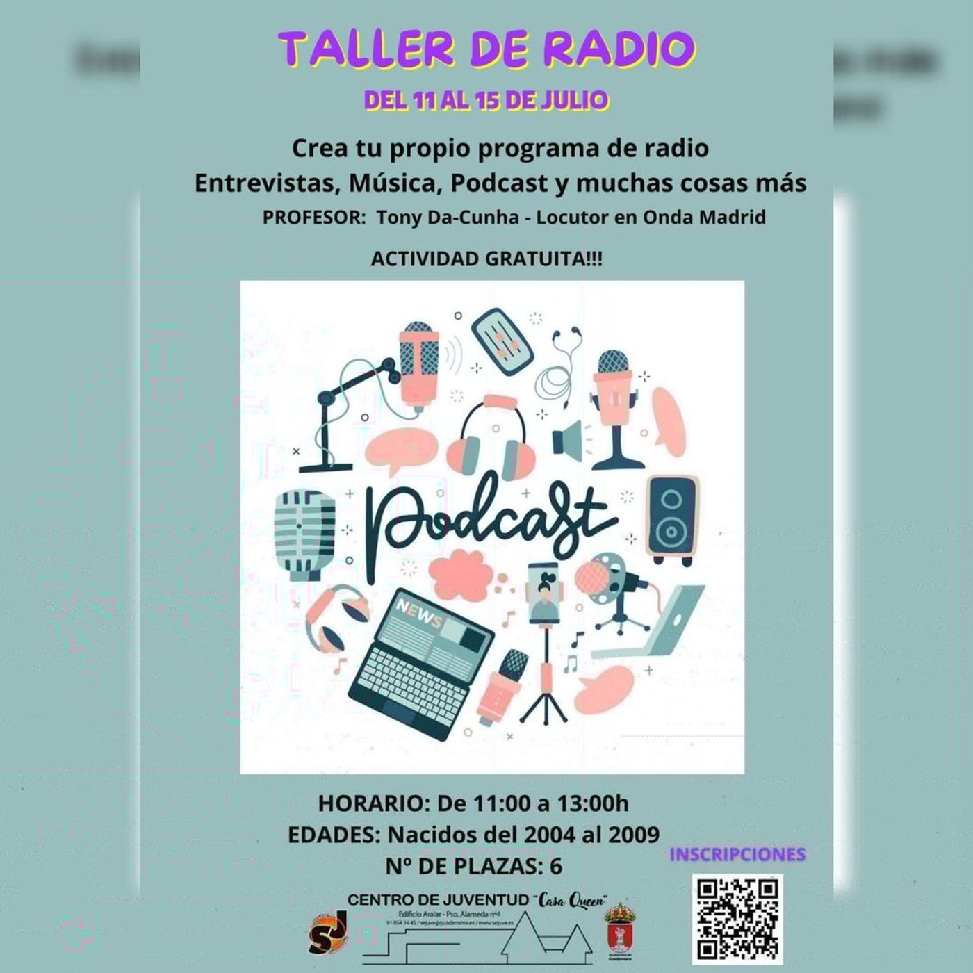 Taller de Radio Sejuve Guadarrama