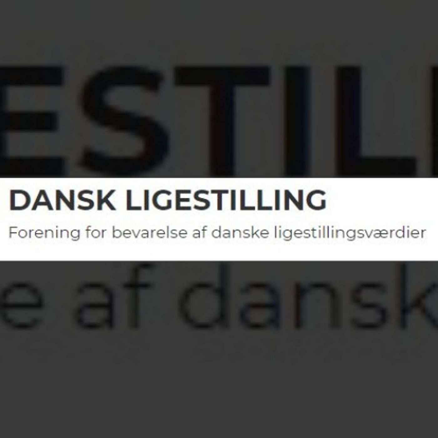Ligestilling - forfra igen af Dansk Ligestilling
