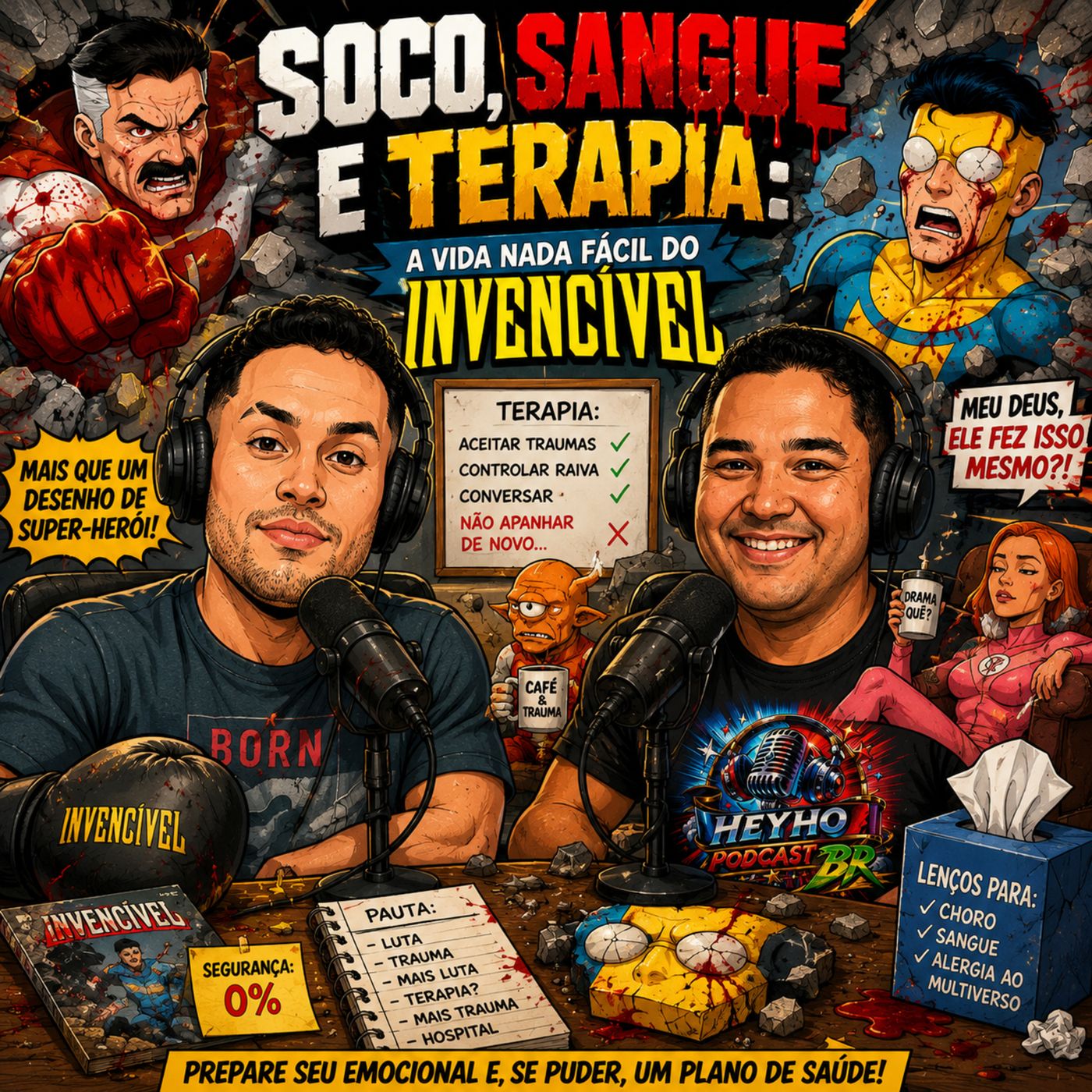 Episódio 79 - Soco, Sangue e Terapia: A Vida Nada Fácil do Invencível episode artwork