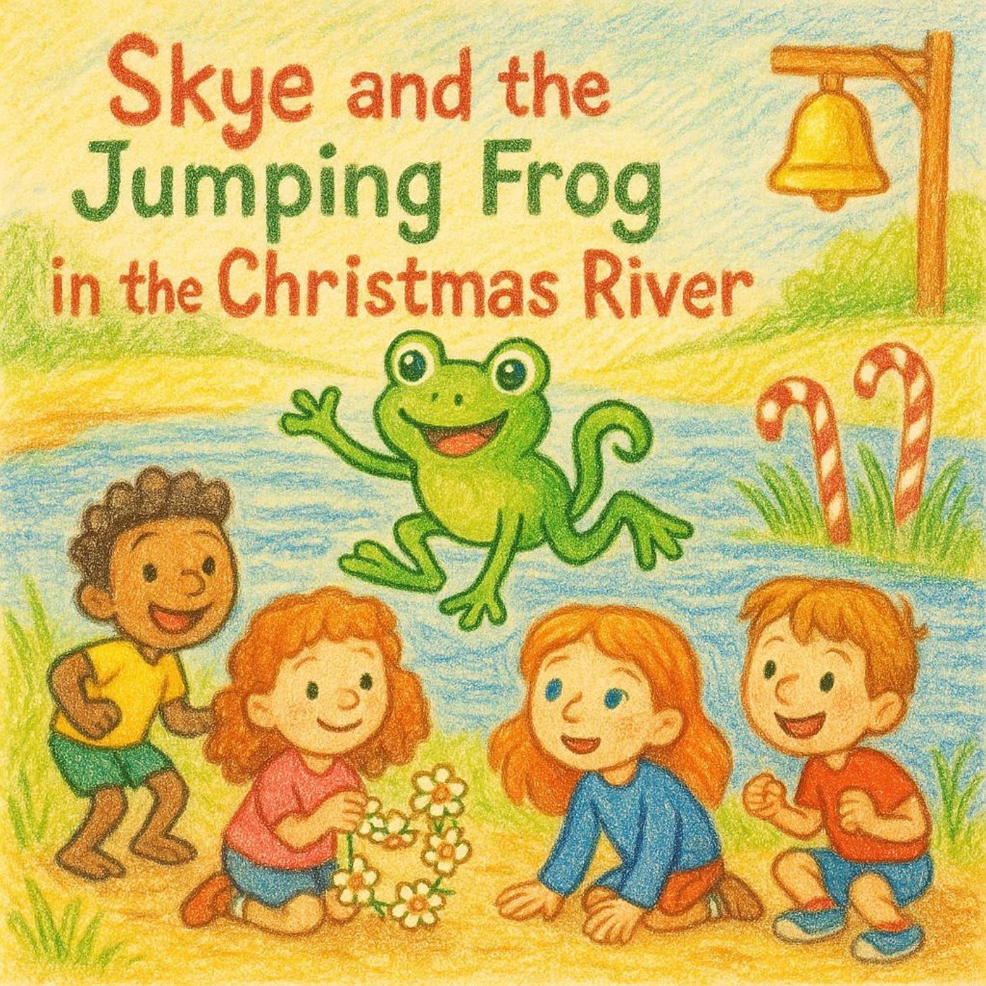 Skye and the Jumping Frog in the Christmas River