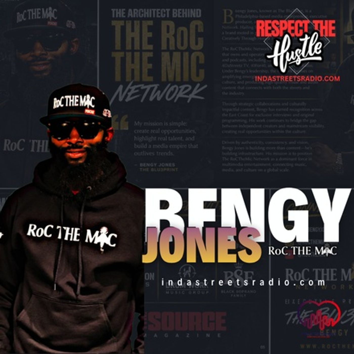 Bengy Jones "Roc The Mic" on Respect the Hustle Interview episode artwork